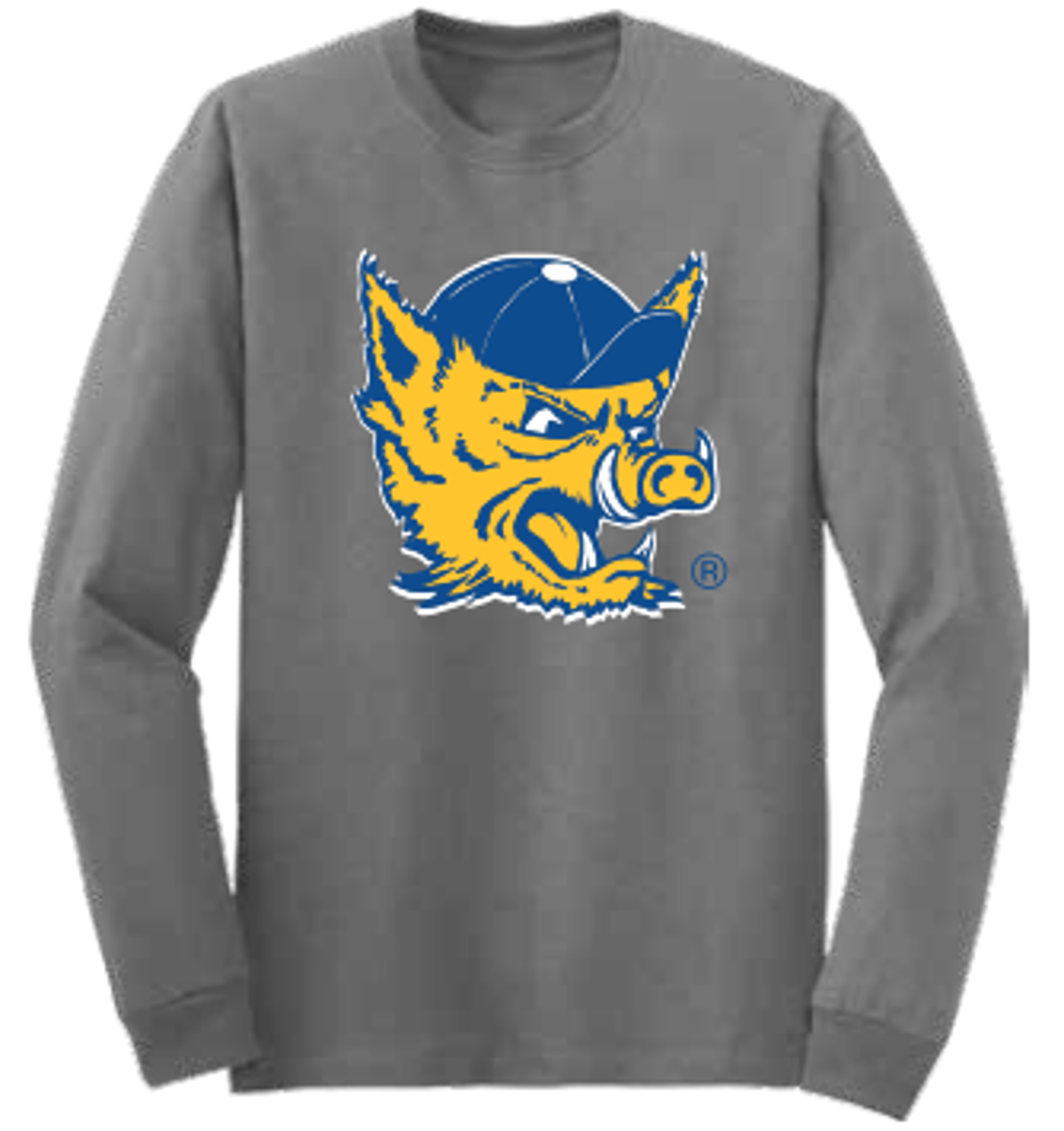 Product image 1 of 1 for TAMUK LS TEE PORKY SPORT GREY