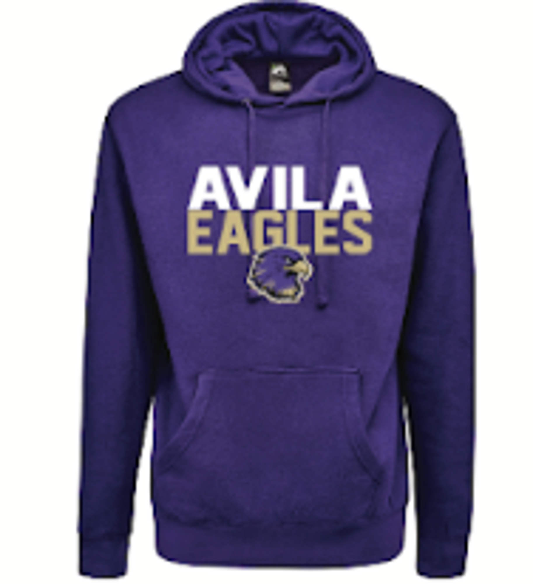 image of: AU hoodie block letters and eagle pur