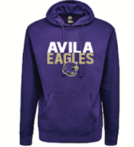 AU hoodie block letters and eagle pur; $44.99