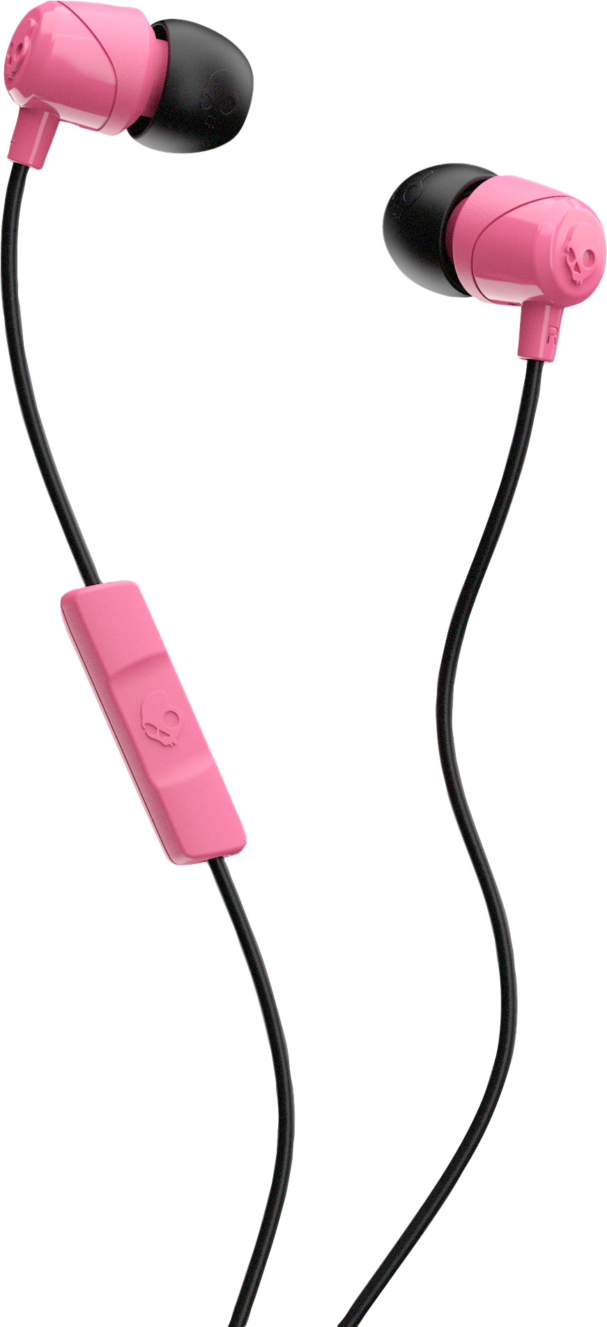 image of: Skullcandy Jib In-Ear Earbuds with Mic Pink/Black/Pink 1Pk BP