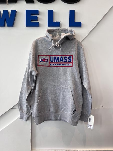 UMass Lowell Square Embroidery Pullover Hood; $56.99