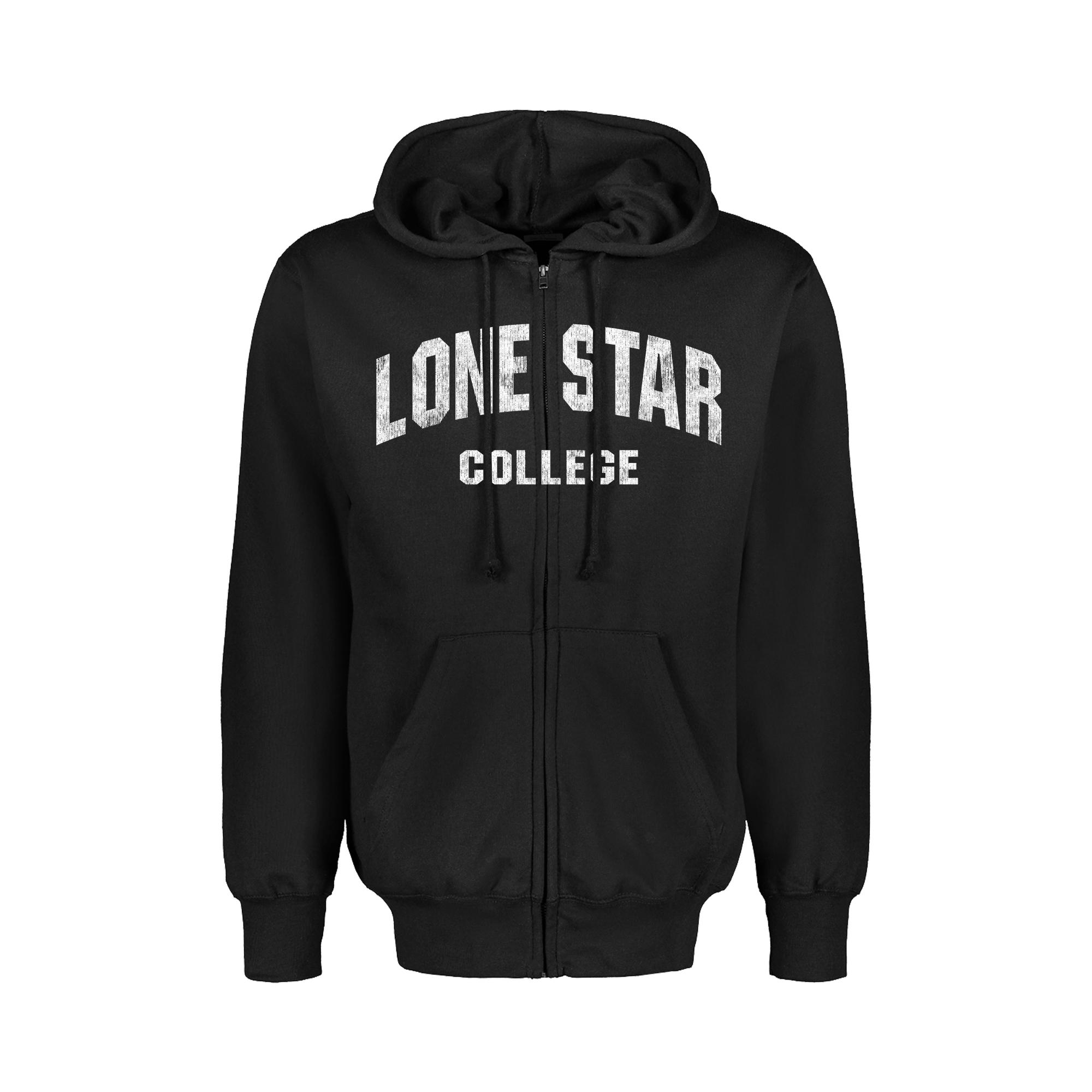 Variant 2 of 2 for Lone Star College Classic Fundamental Fleece Full Zip Jacket, Red