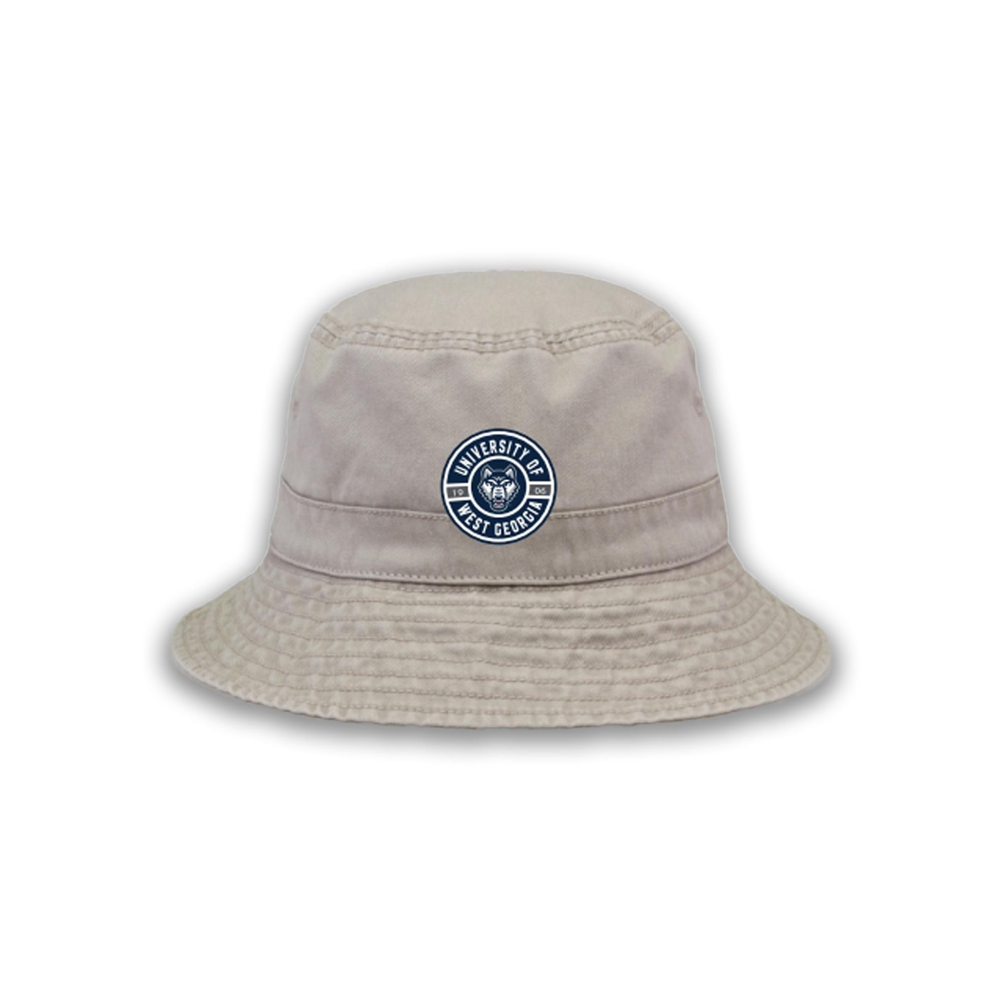 image of: WOLF LOGO BUCKET HAT