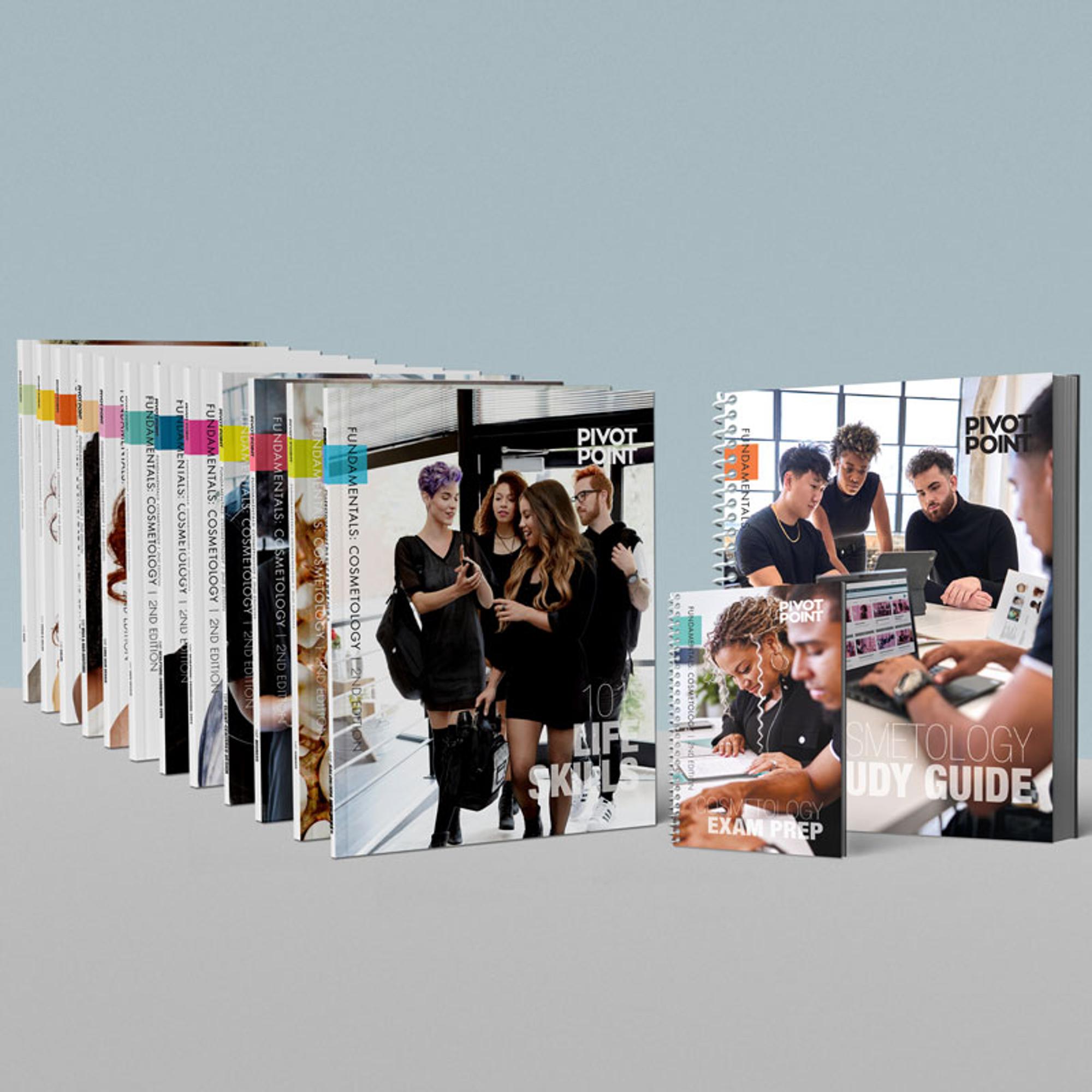 Cover image for Pivot Point: Fundamentals Cosmetology 2nd edition LTI/digital plus printed coursebooks and study guide