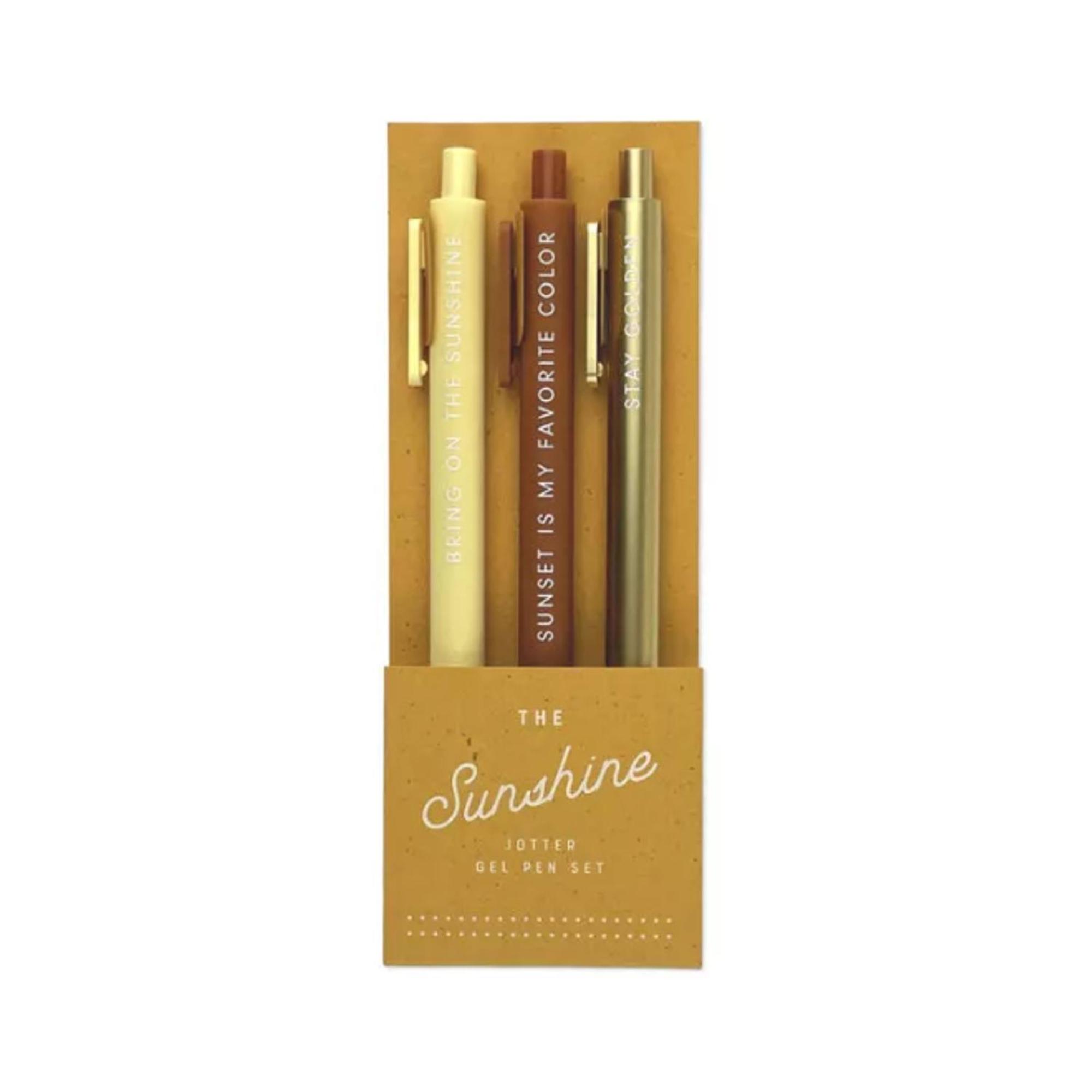 Product image 1 of 1 for Sunshine Jotter Gel Pen, Set of 3