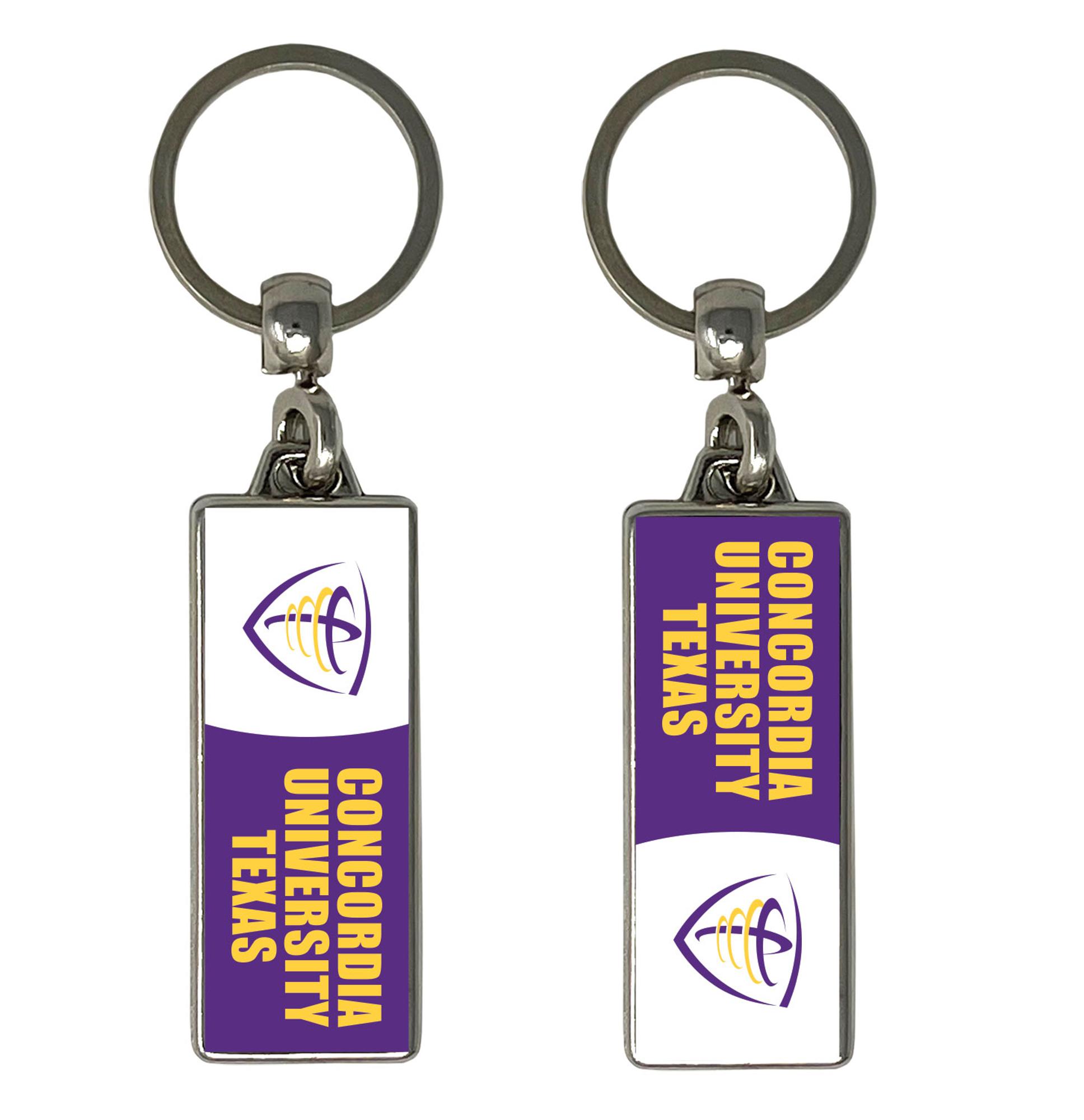 Product image 1 of 1 for Concordia University Texas Metal Thin Keychain