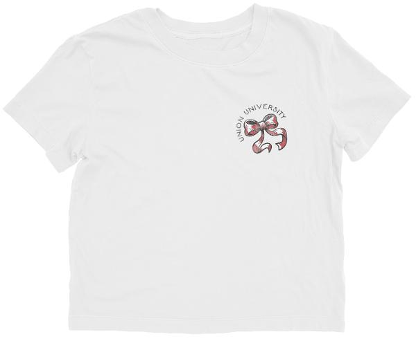 Union University Bows Card Reader Women's Dyed Tee; $29.99