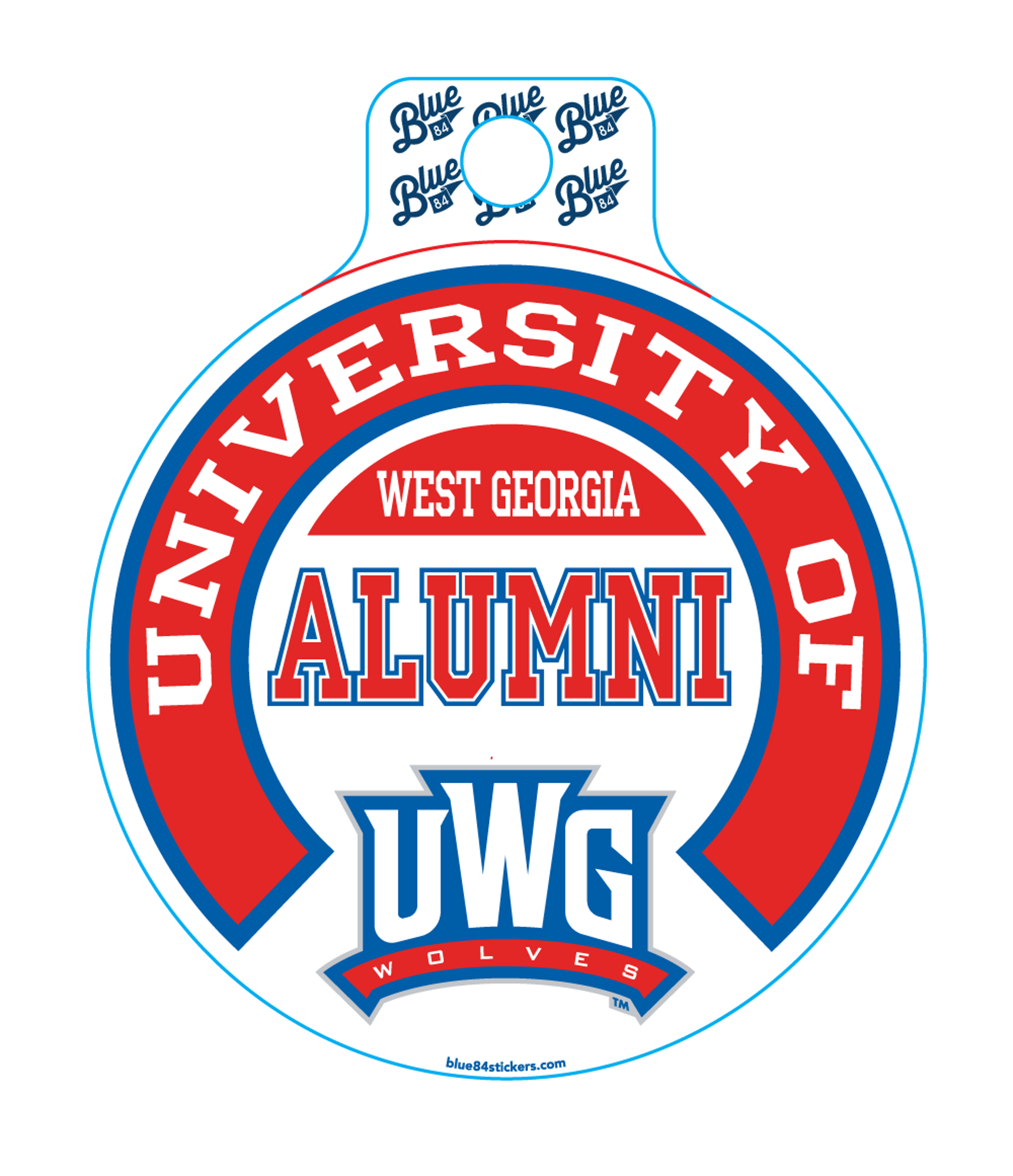 image of: UWG ALUMNI STICKER