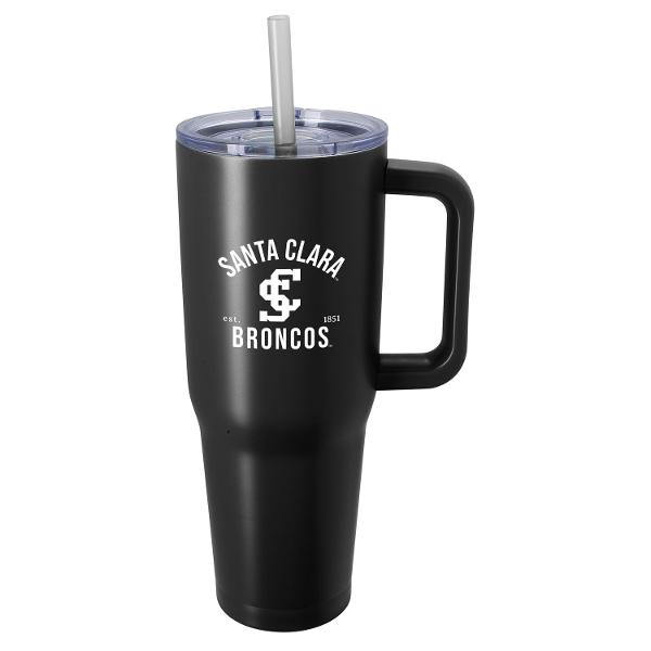 Santa Clara Broncos 40oz Viking Nova Tumbler, Black; $34.98