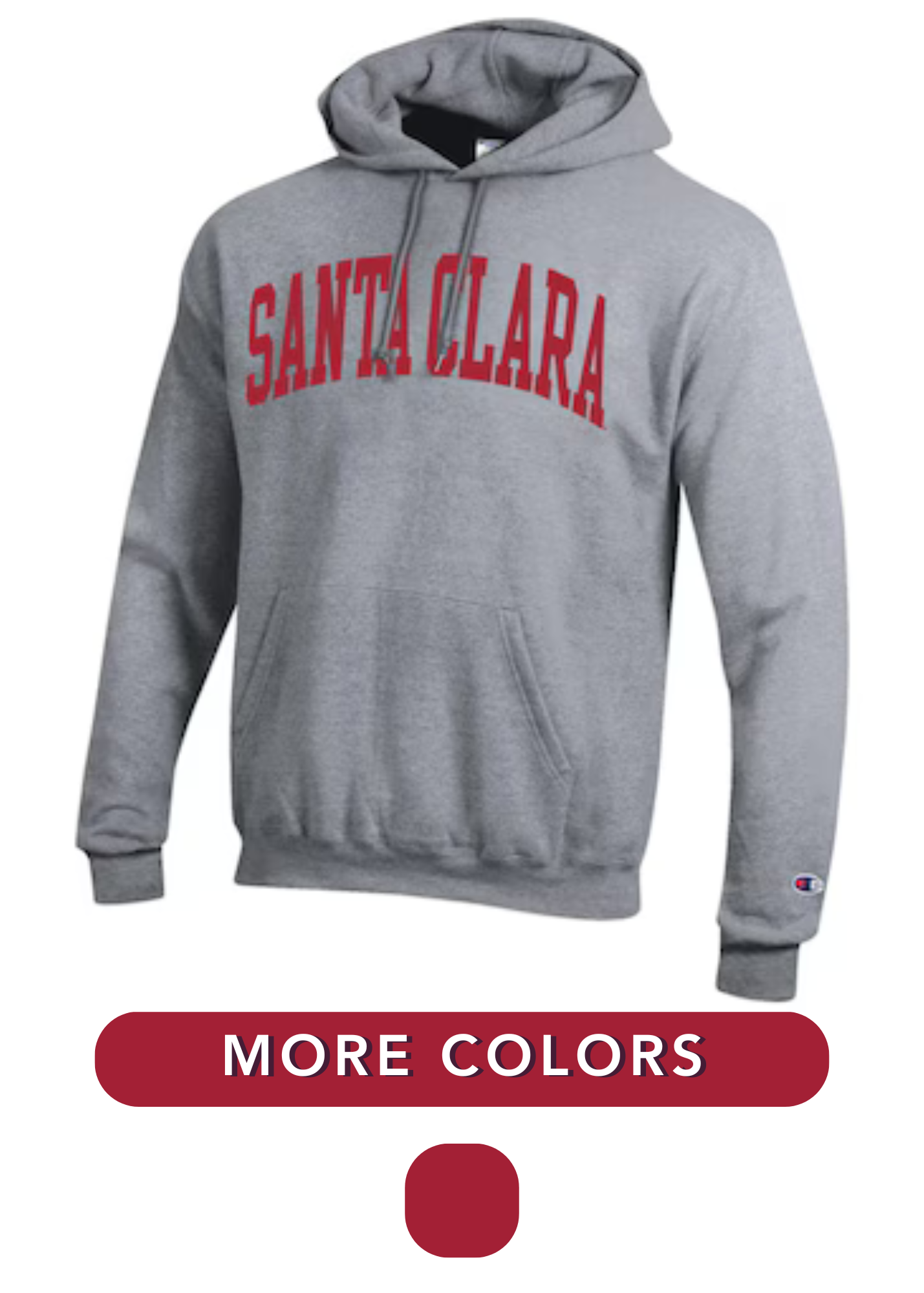 image of: Santa Clara University Champion Arched Powerblend Hood