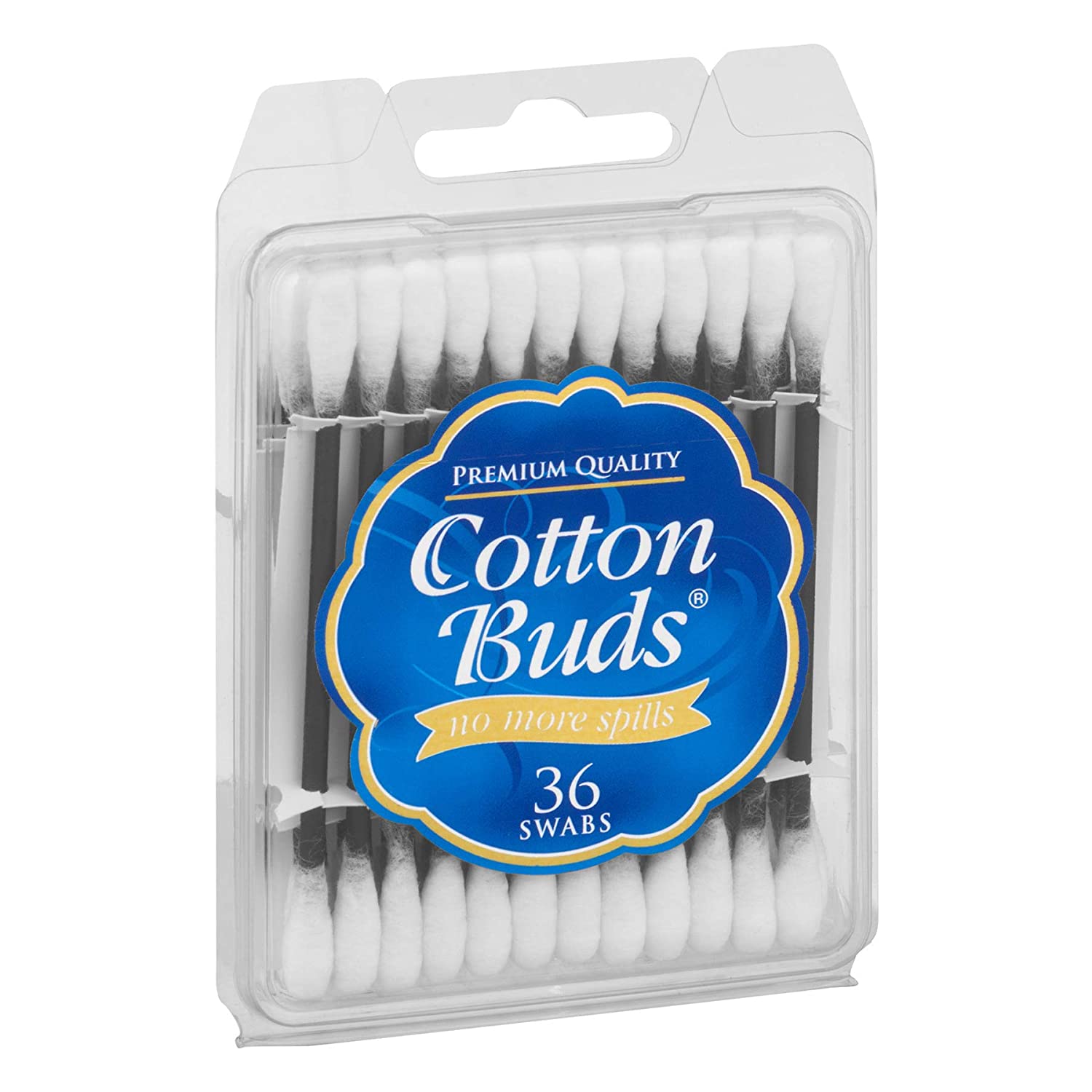 image of: Cotton Buds Travel Size Premium Cotton Swabs