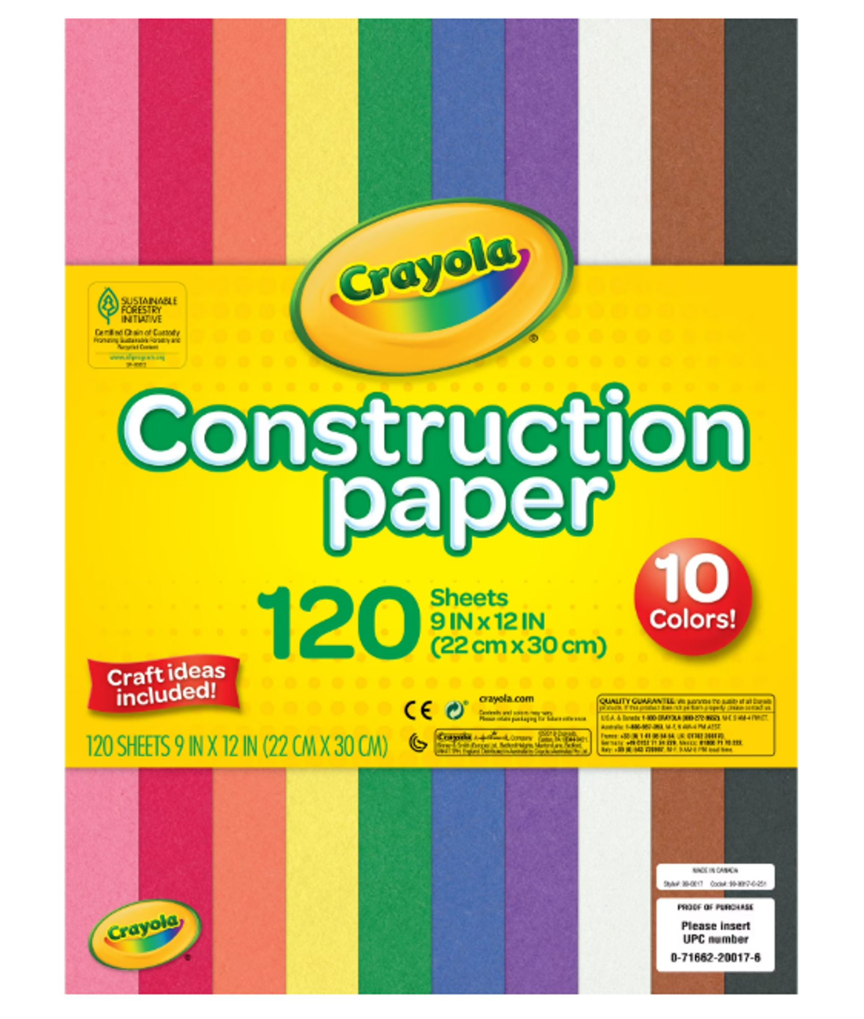 Product image 1 of 1 for Crayola Construction Paper