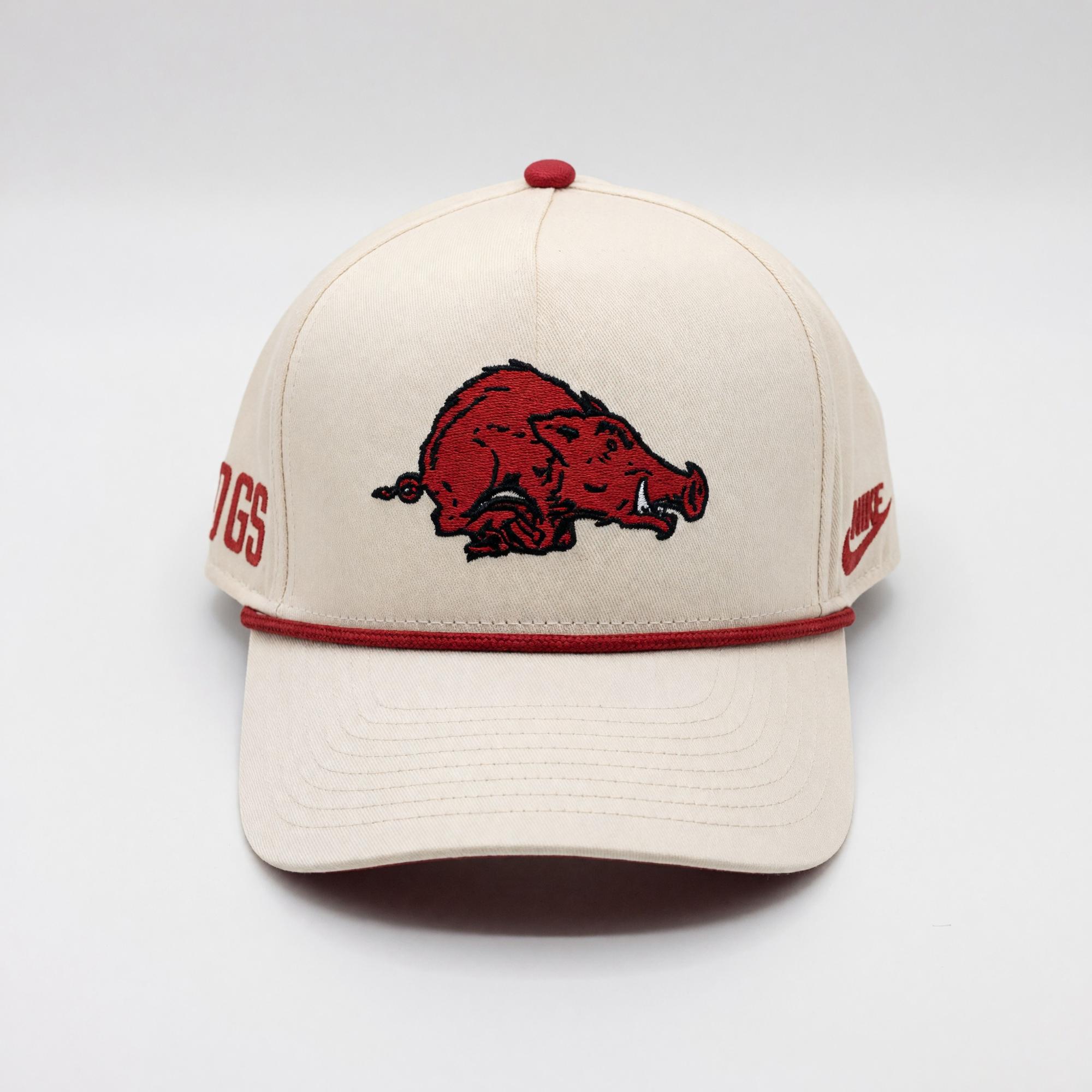 Product image 1 of 1 for Arkansas Razorbacks Mens Rise 5 Panel Visor Rope Cap