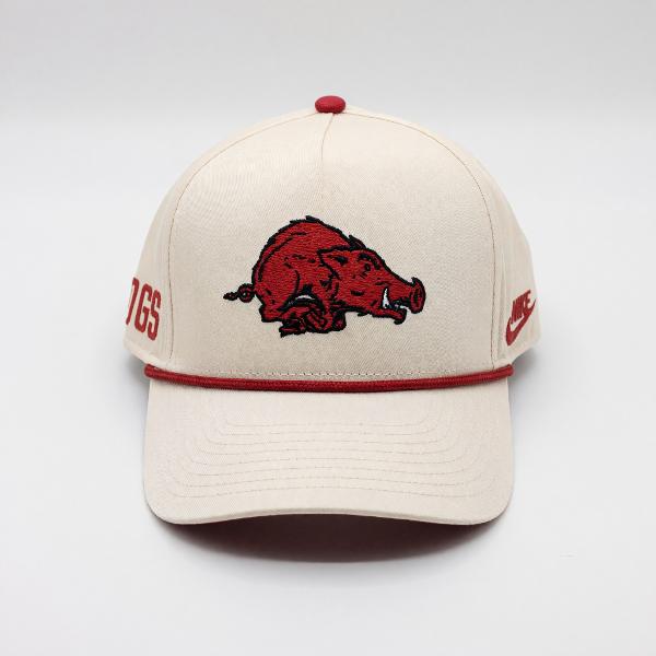 Arkansas Razorbacks Mens Rise 5 Panel Visor Rope Cap; $38.00