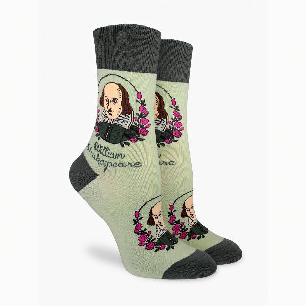 William Shakespeare Socks; $11.99