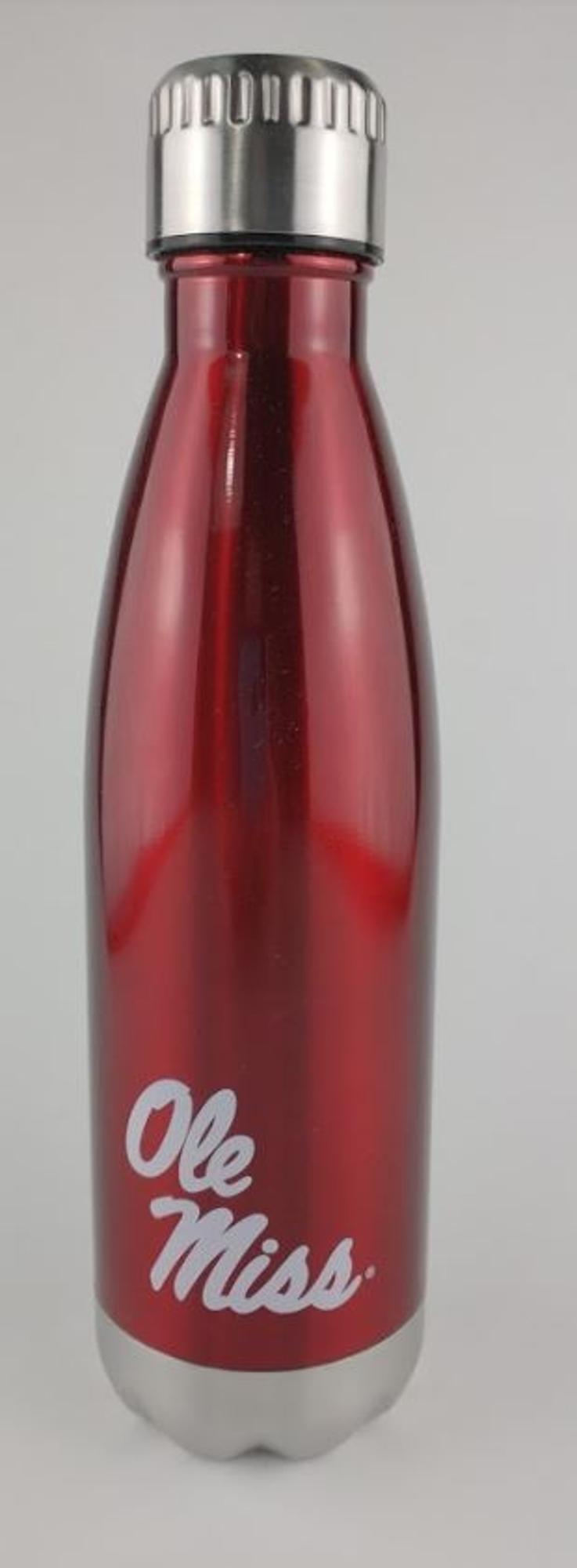 image of: Stainless Steel Lined Ole Miss Glacier Bottle