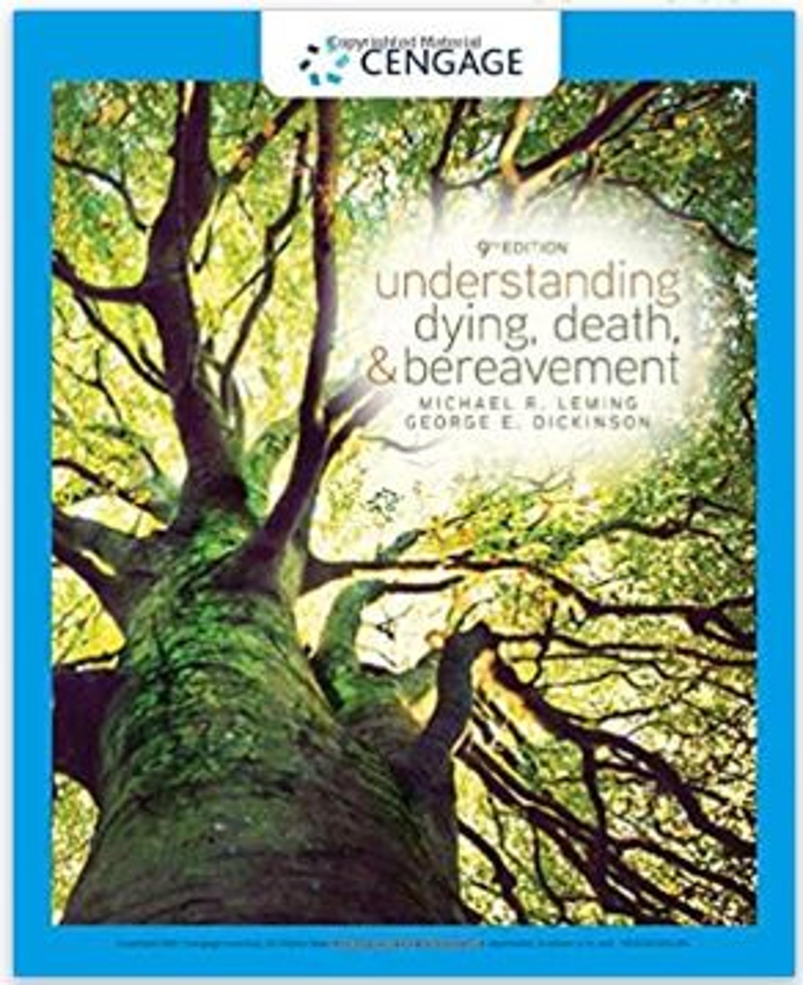 Cover image for -Understanding Dying, Death, & Bereavement w/ MindTap 9e