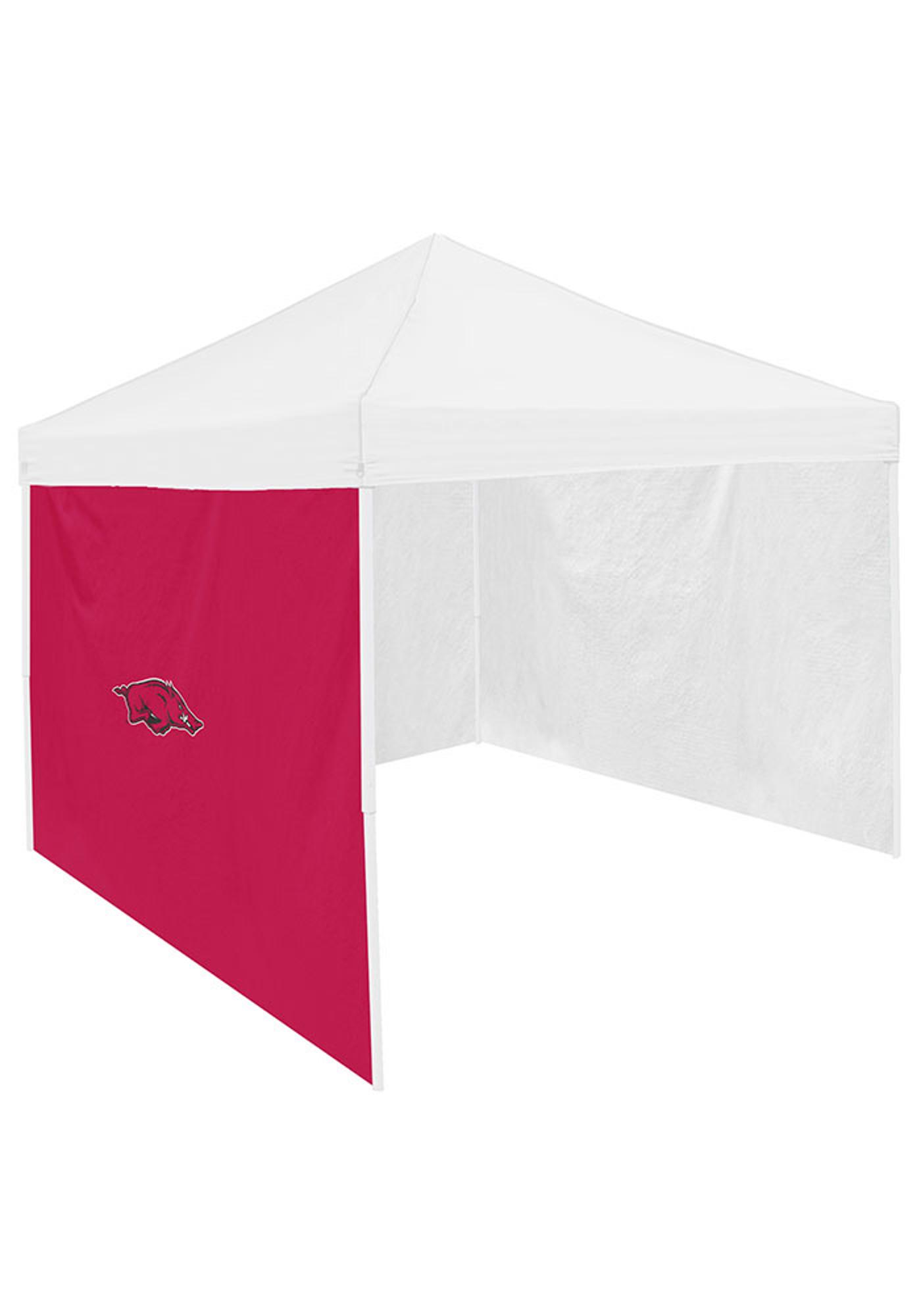 image of: Arkansas Razorbacks Running Hog Side Panel for Tent 9X9 - Red & White (no logo)