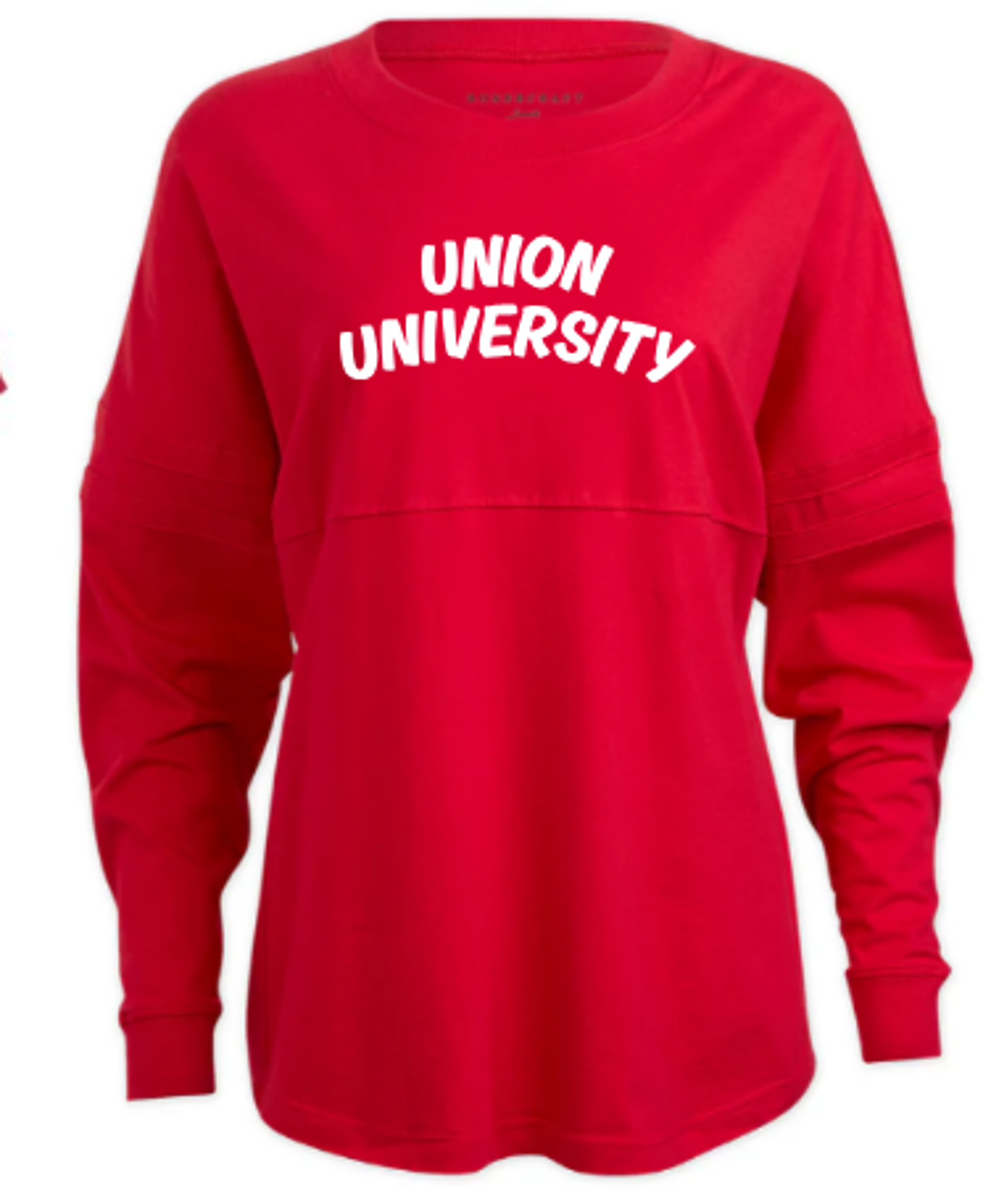 image of: Union University Pom Pom Long Sleeve Jersey T-Shirt