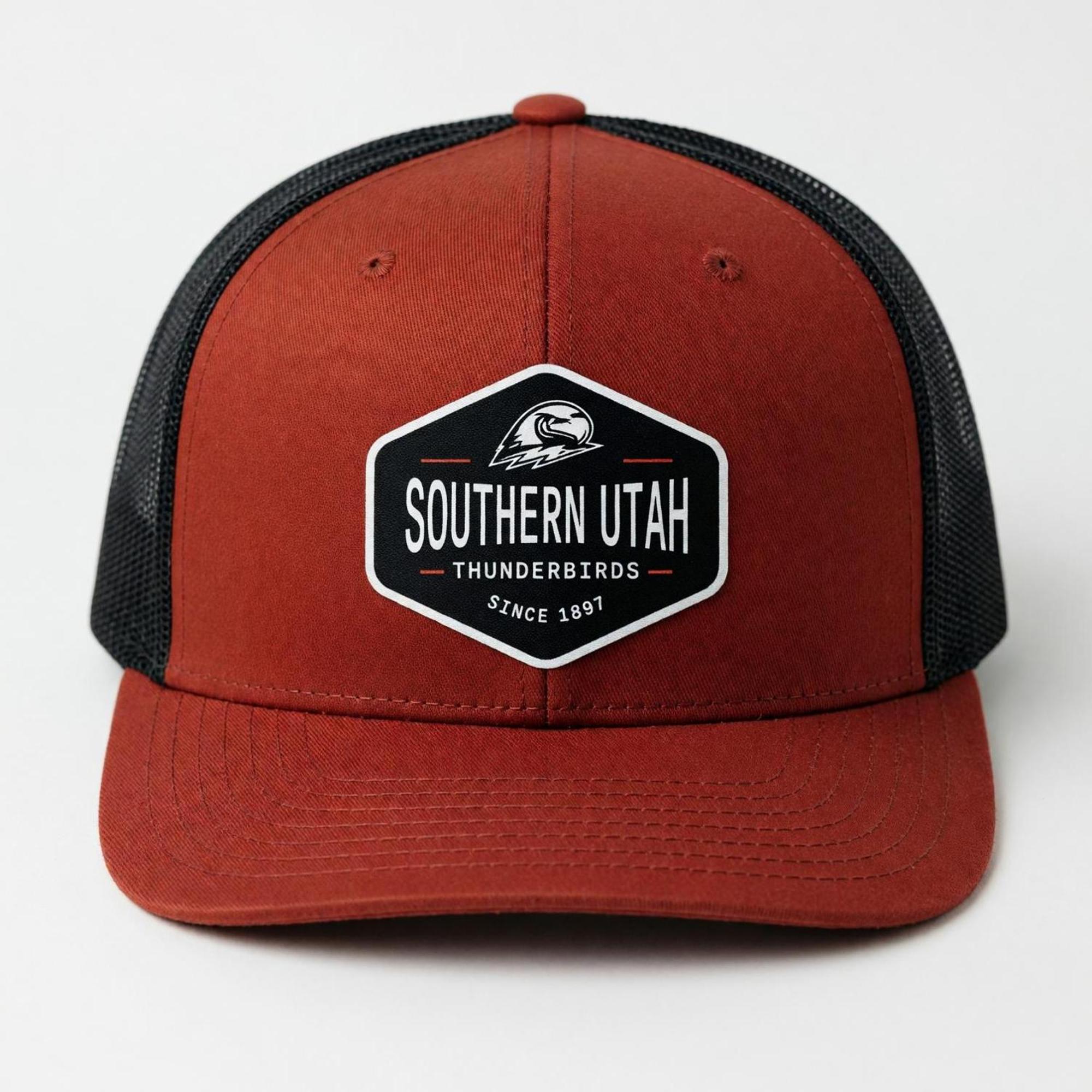Product image 1 of 1 for CAPX HAT RED/BLACK SOUTHERN UTAH THOR 1897 PATCH