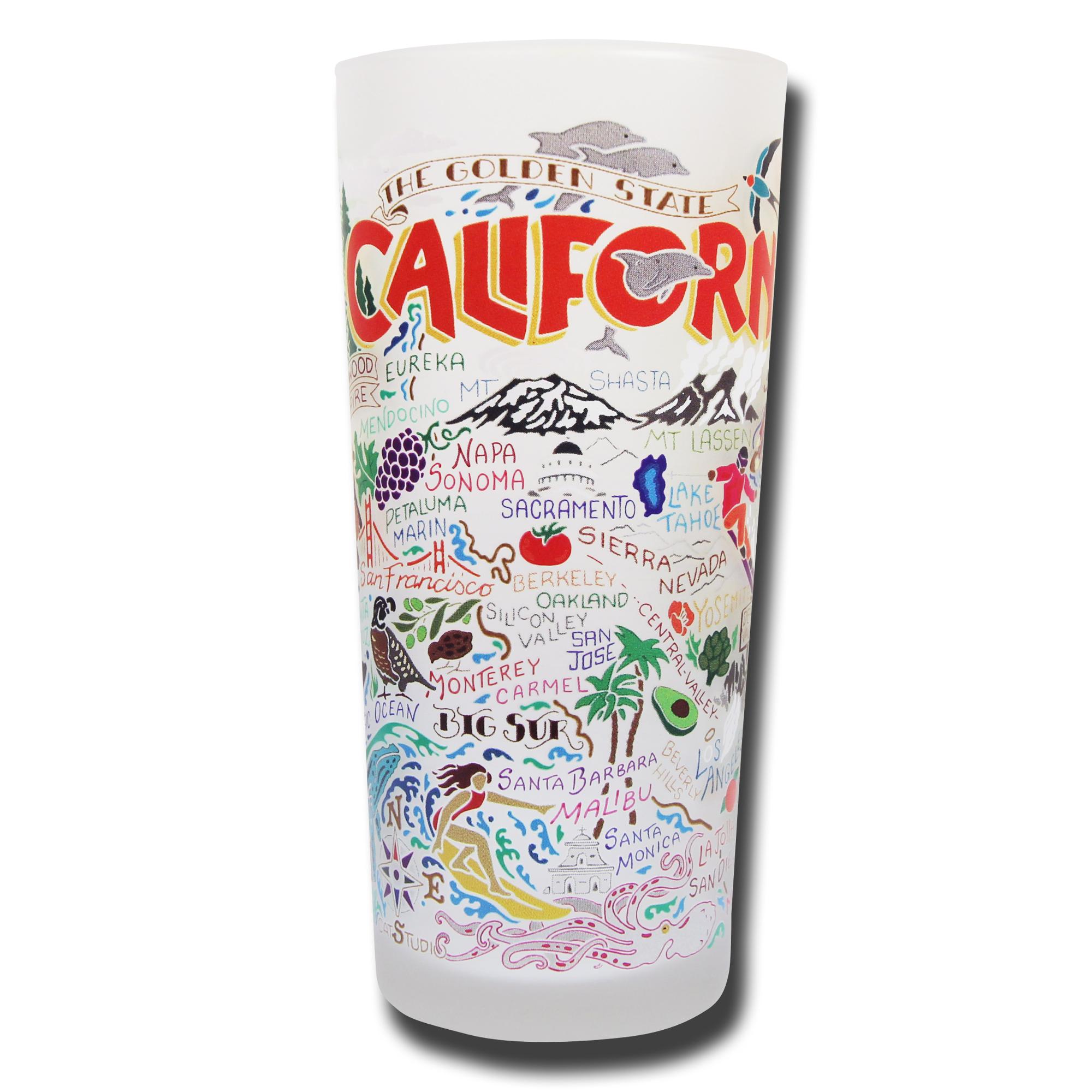 Product image 1 of 1 for Catstudio Frosted Glass 15 oz. California State