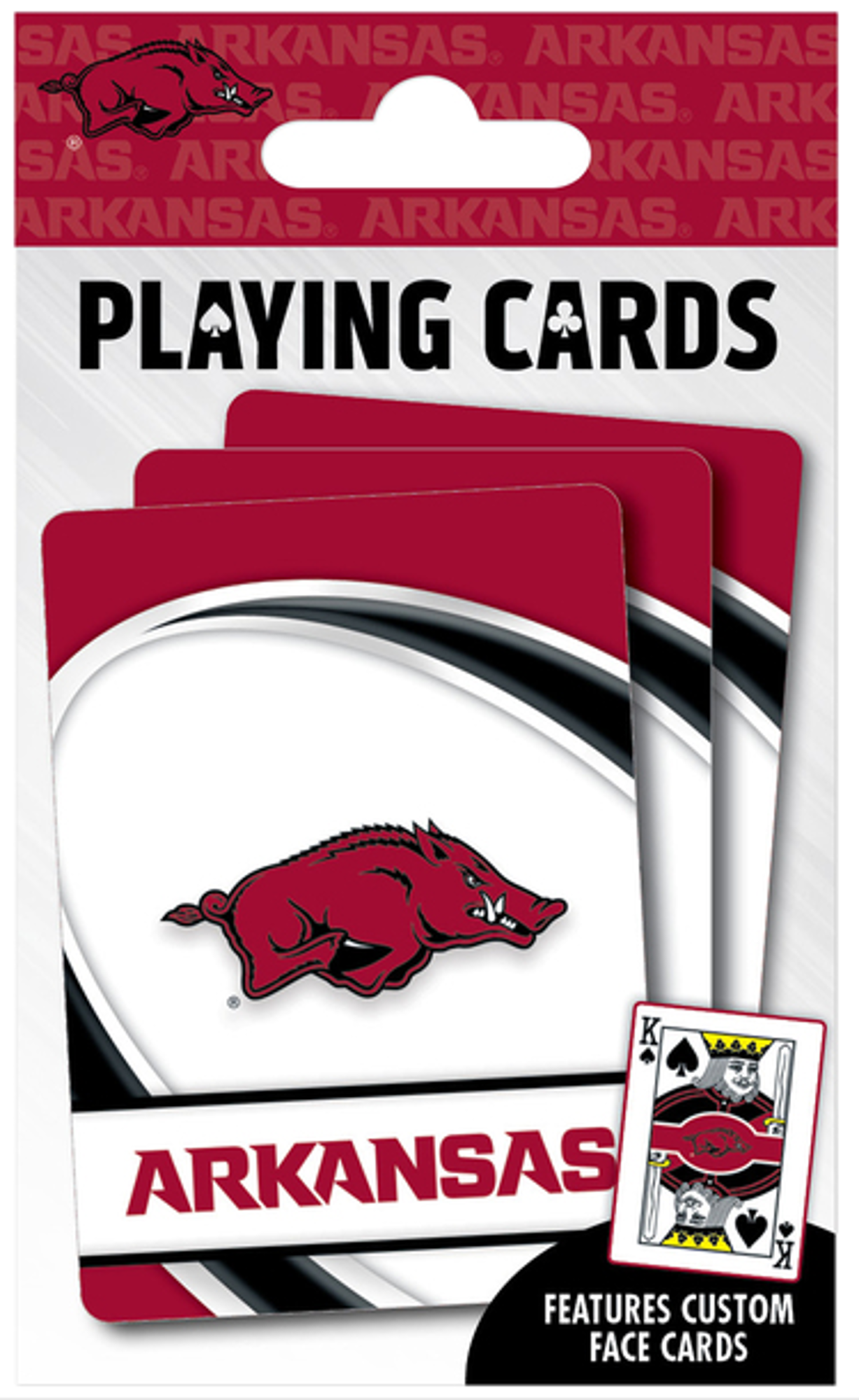 image of: Arkansas Razorbacks NCAA Playing Cards