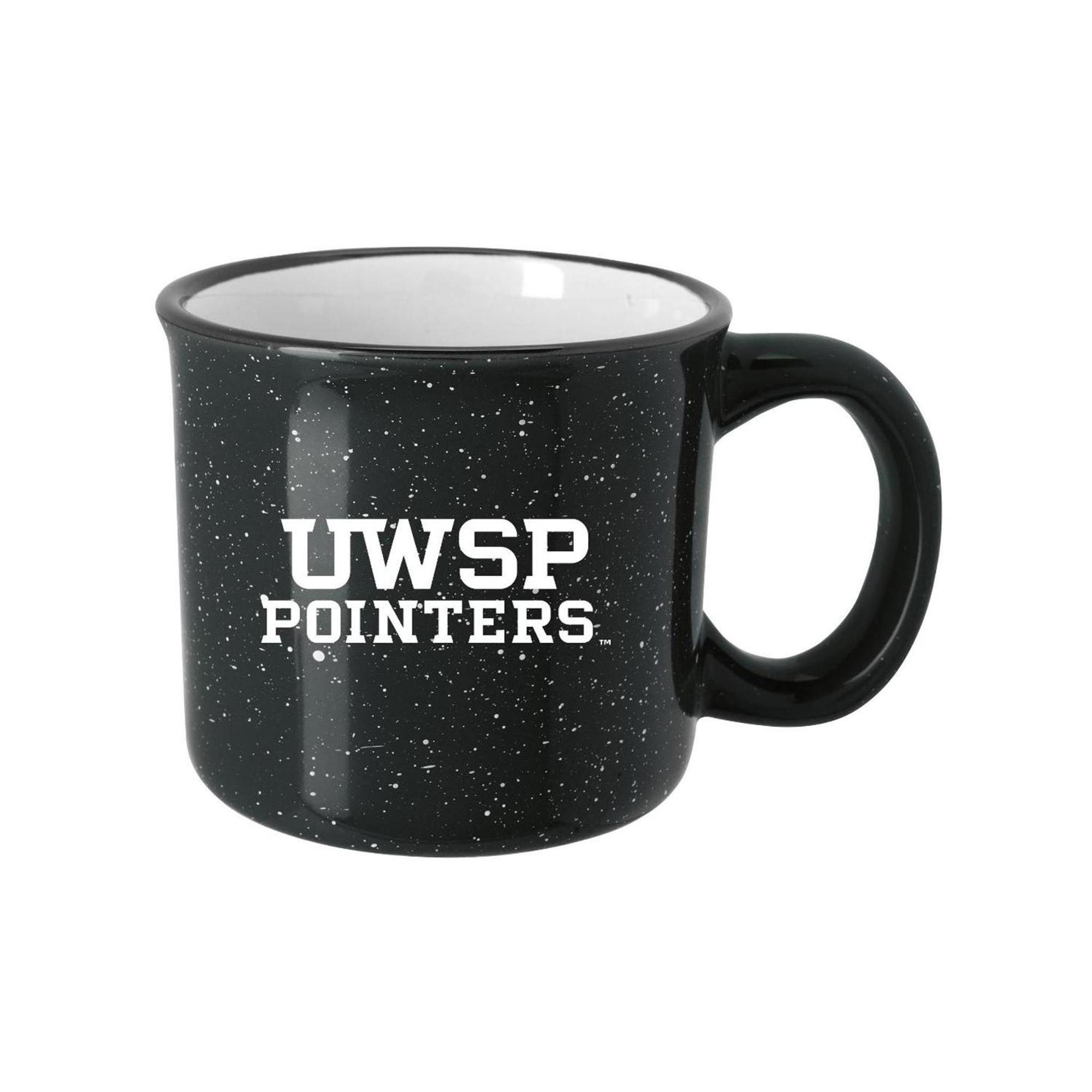 Product image 1 of 1 for UWSP Pointers 13oz Ceramic Campfire Mug, Black