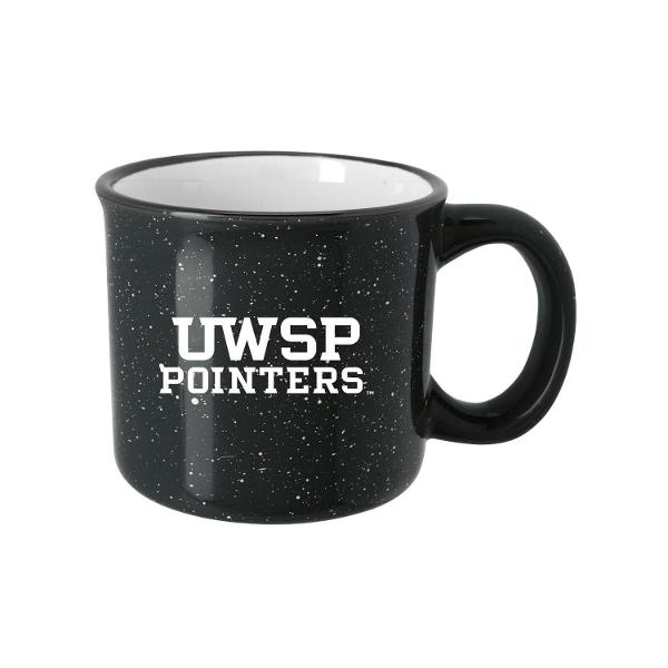 UWSP Pointers 13oz Ceramic Campfire Mug, Black; $14.98