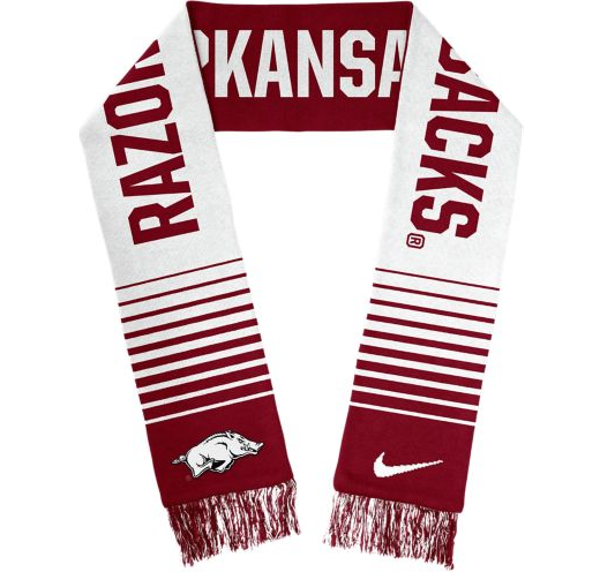 Arkansas Razorbacks Nike Rally Scarf; $31.00