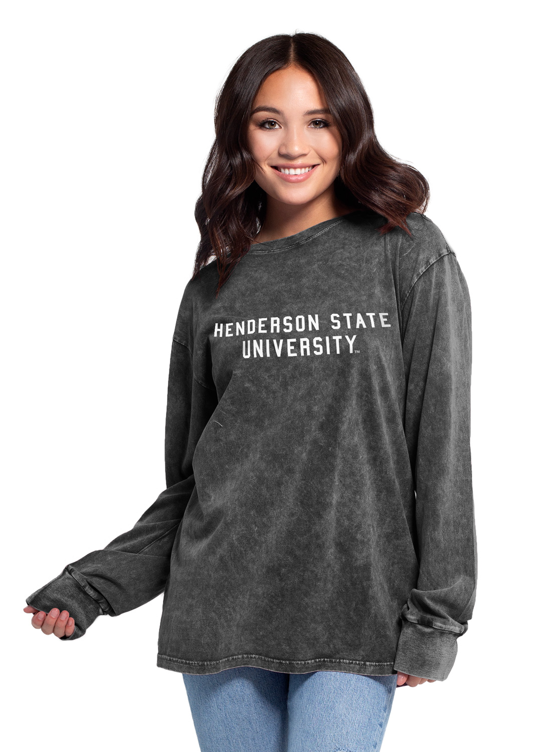image of: Henderson State University Mineral Everybody Long Sleeve T-Shirt