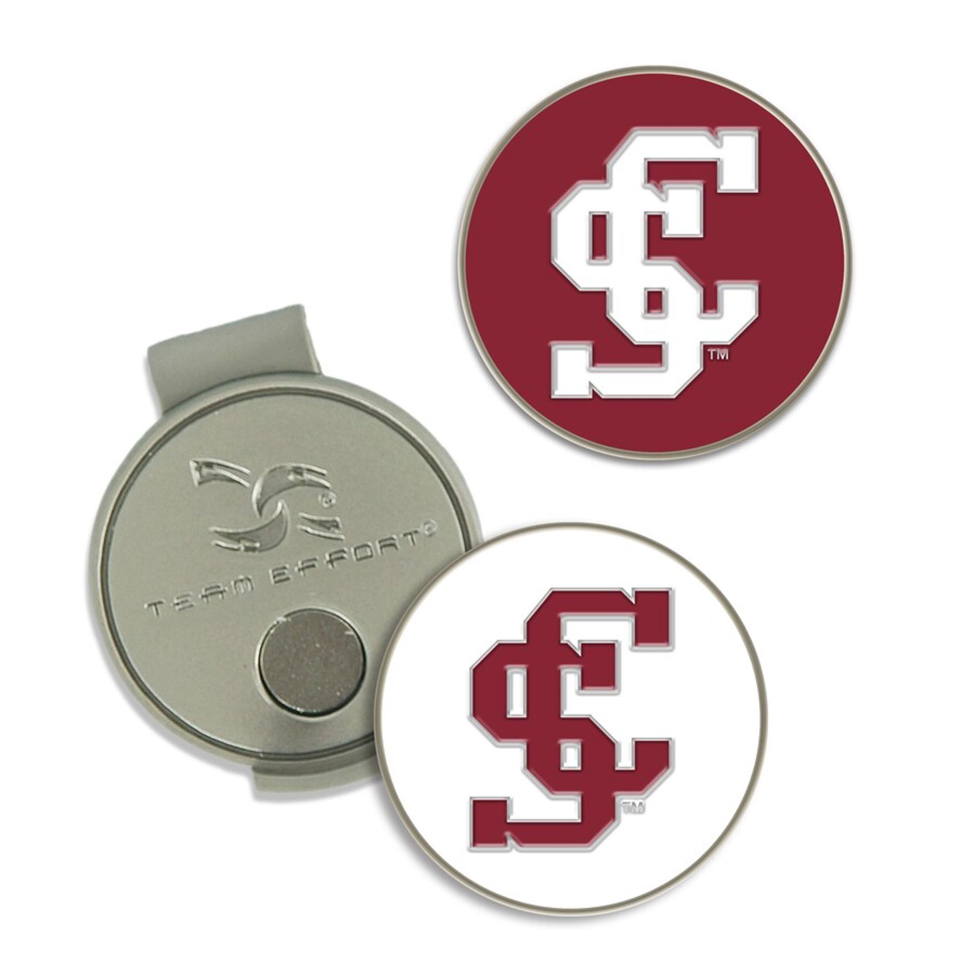 image of: Santa Clara Broncos Golf Hat Clip & Ball Marker Set