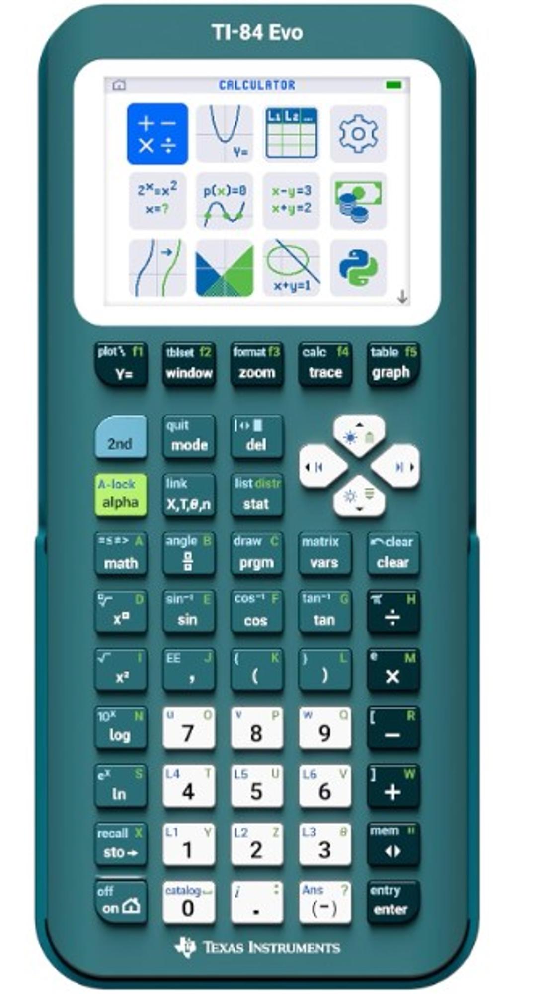 Variant 5 of 6 for TI - 84 EVO Graphing Calculator w/USB-C