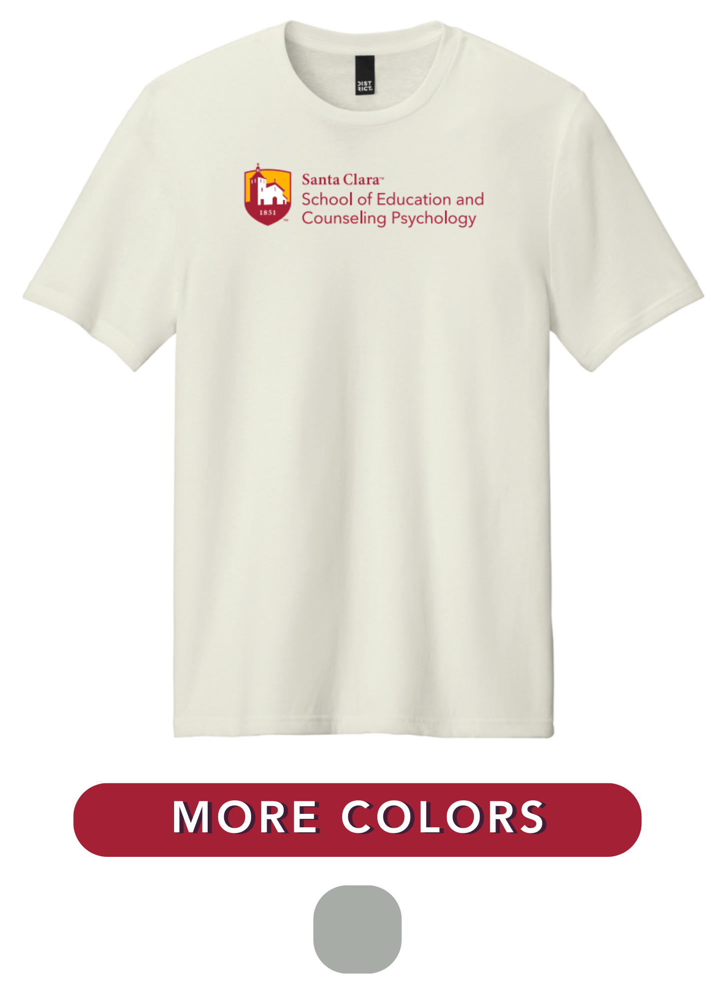 image of: Santa Clara University School of Education and Counseling Psychology Short Sleeve Tee
