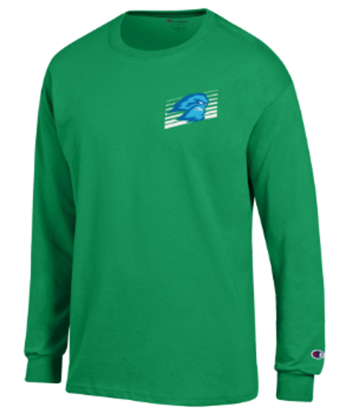 SCC LS TEE SASQUATCH GRN; $29.99