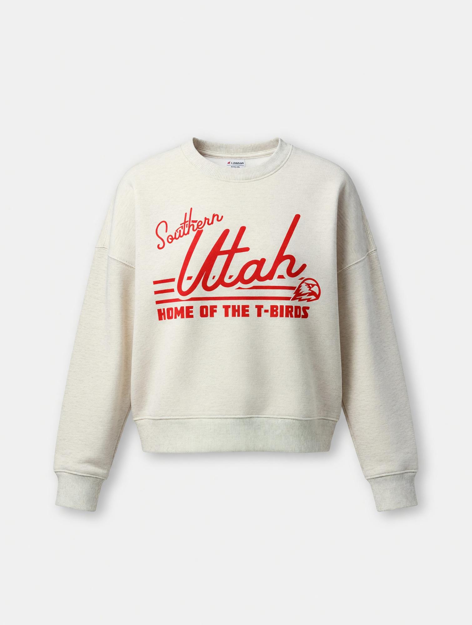 Product image 1 of 2 for MV Sport Home of the T-Birds Cropped Crew
