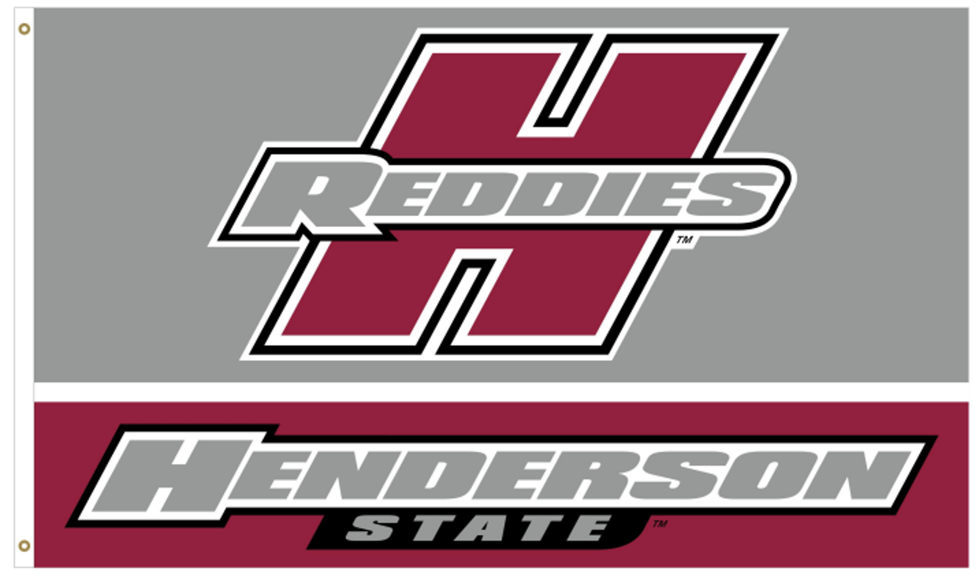 image of: Henderson State Reddies 3x5 Deluxe Flag