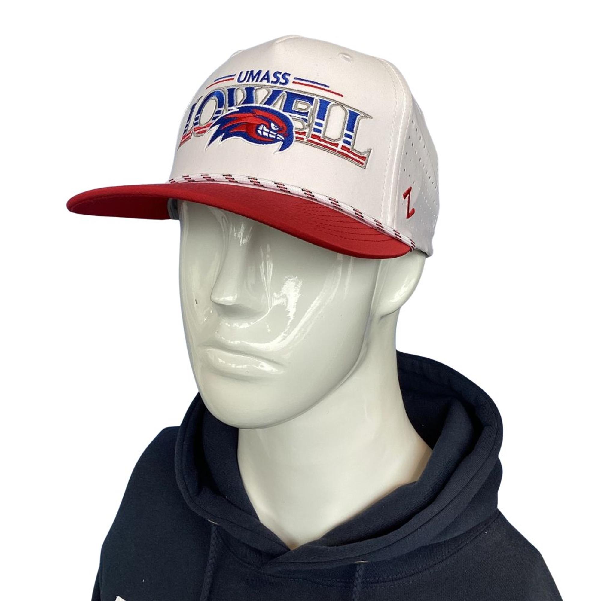 Product image 2 of 6 for White UMass LOWELL Striper Snapback