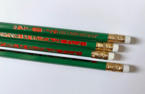 Roger's DECOMPOSITION CALIFORNIA POPPY Pencils; $0.99