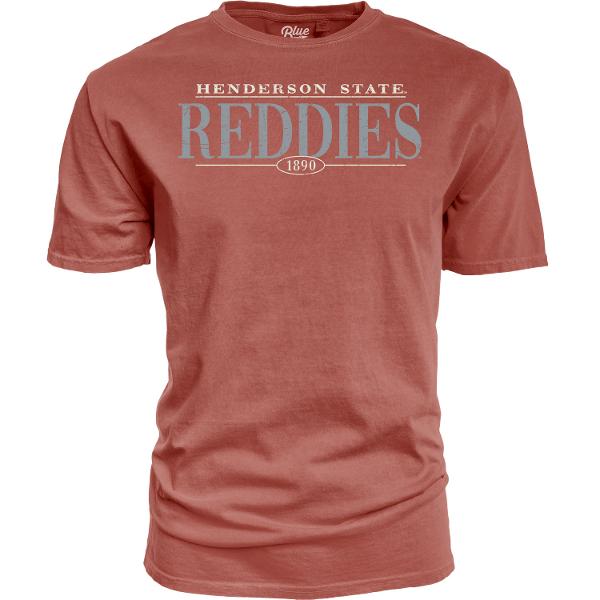 Henderson State Reddies Million Miles Dyed Ringspun Tee; $28.99