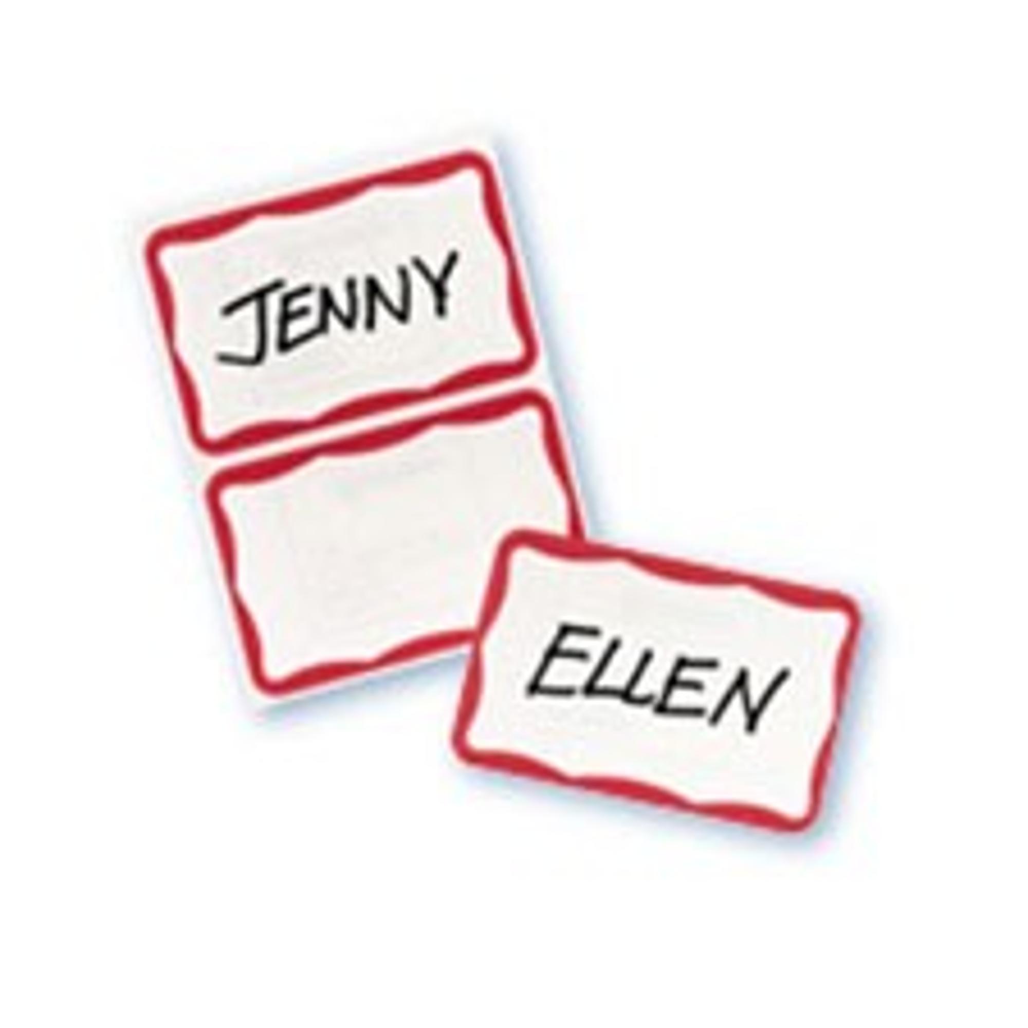 image of: AVERY LABELS NAME BADGE