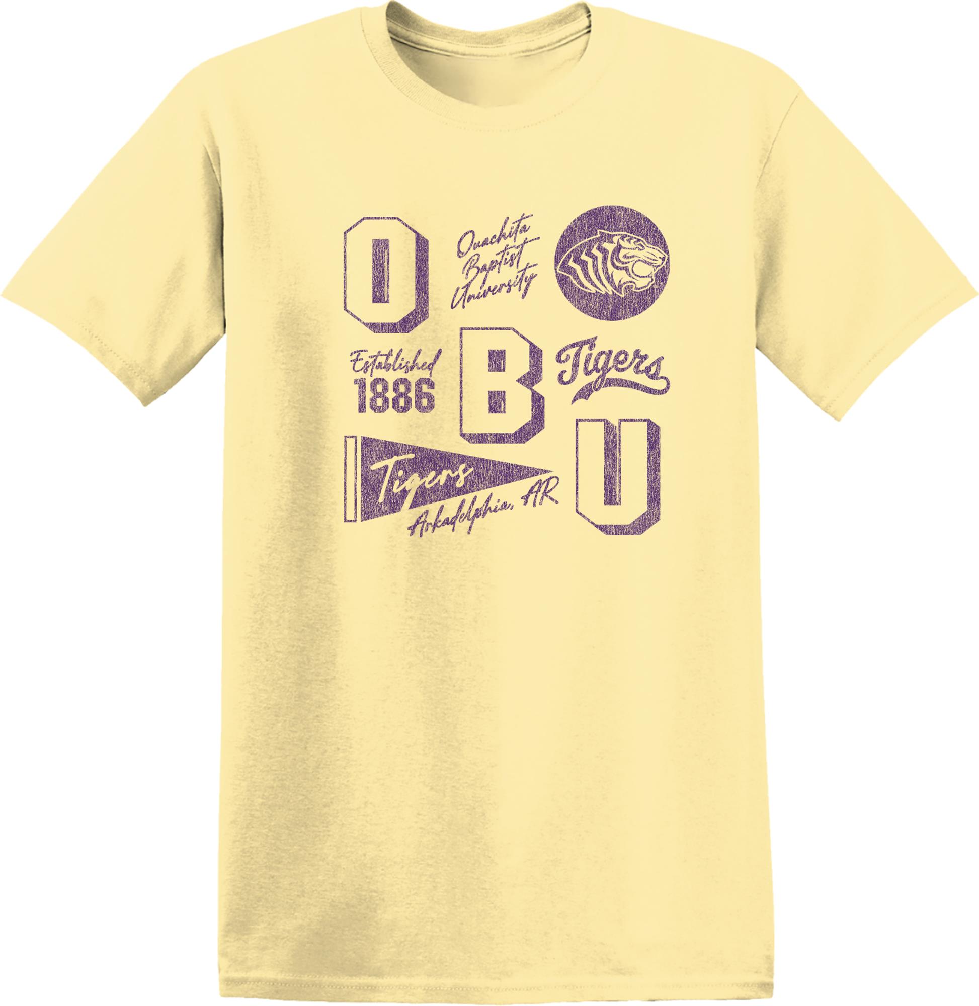 image of: OBU Pennant Short Sleeve Tee
