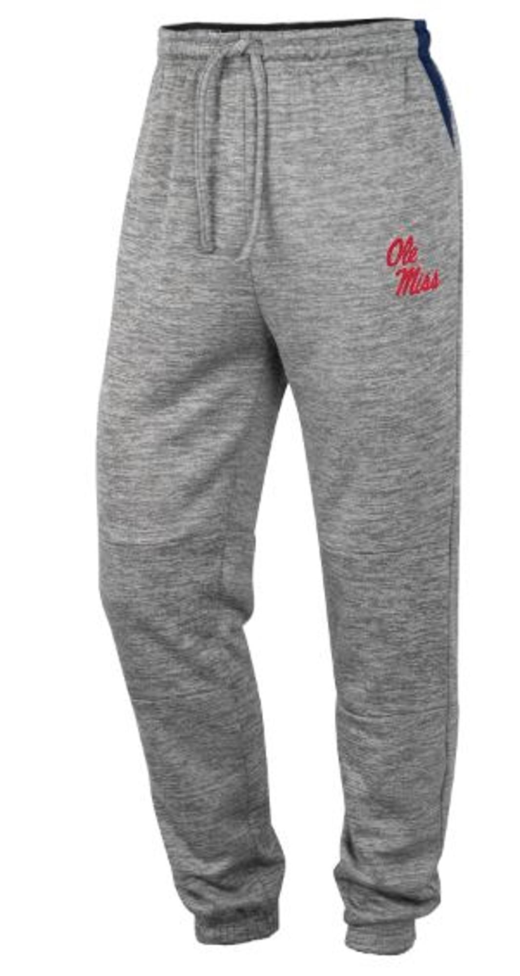 image of: Ole Miss Worlds to Conquer Poly Fleece Pants Grey/Powder