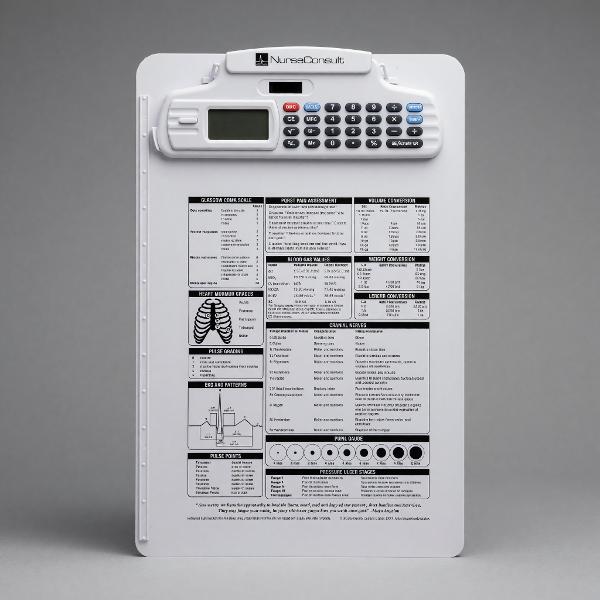 MC COY NURSECONSULT MEDICALCALCULATOR/CLIPBOARD; $20.00