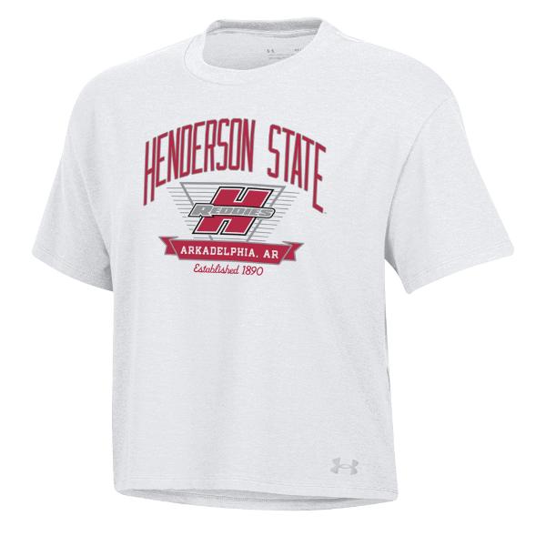Henderson State Under Armour Women's All Day Short Sleeve Tee; $39.99