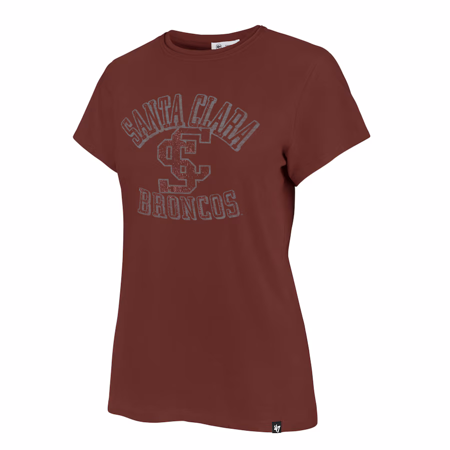 image of: Santa Clara Broncos Women's Capstone Frankie Short Sleeve Tee, Cardinal Red
