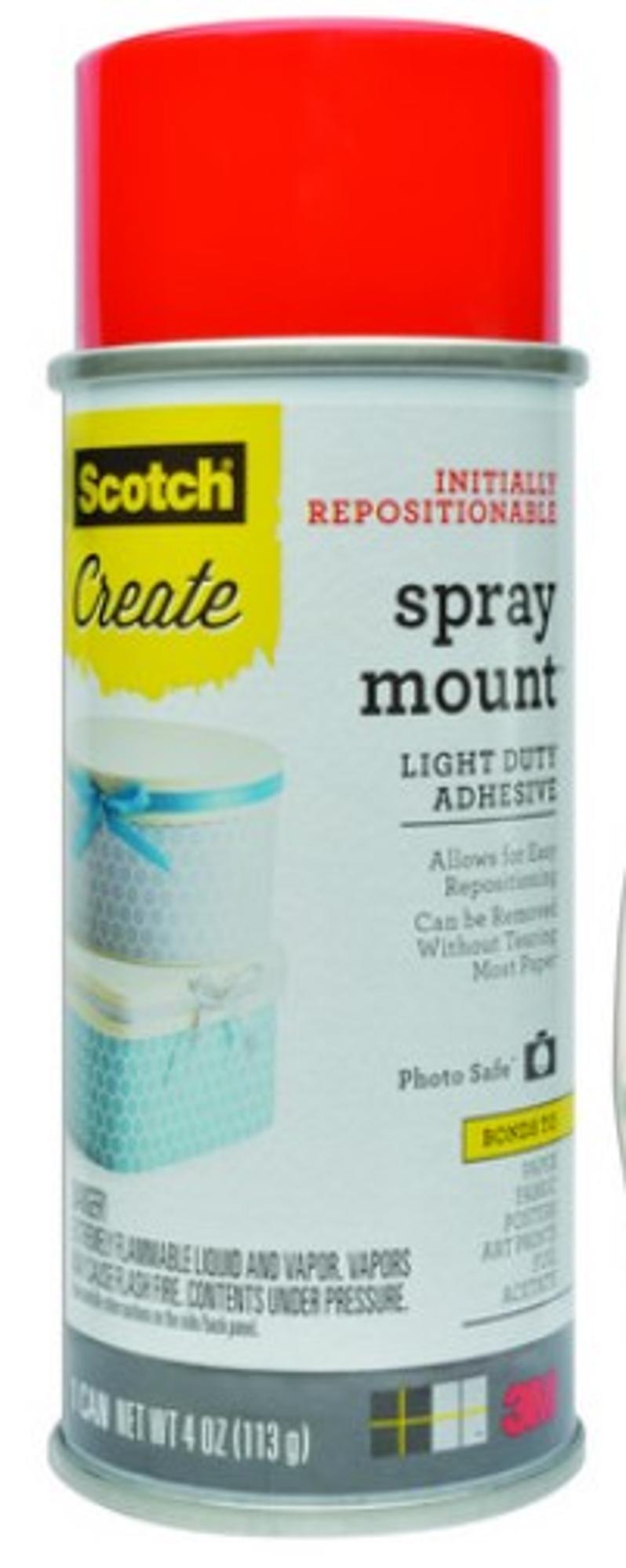 image of: SCOTCH REPOSITIONABLE SPRAY ADHESIVE 4 oz
