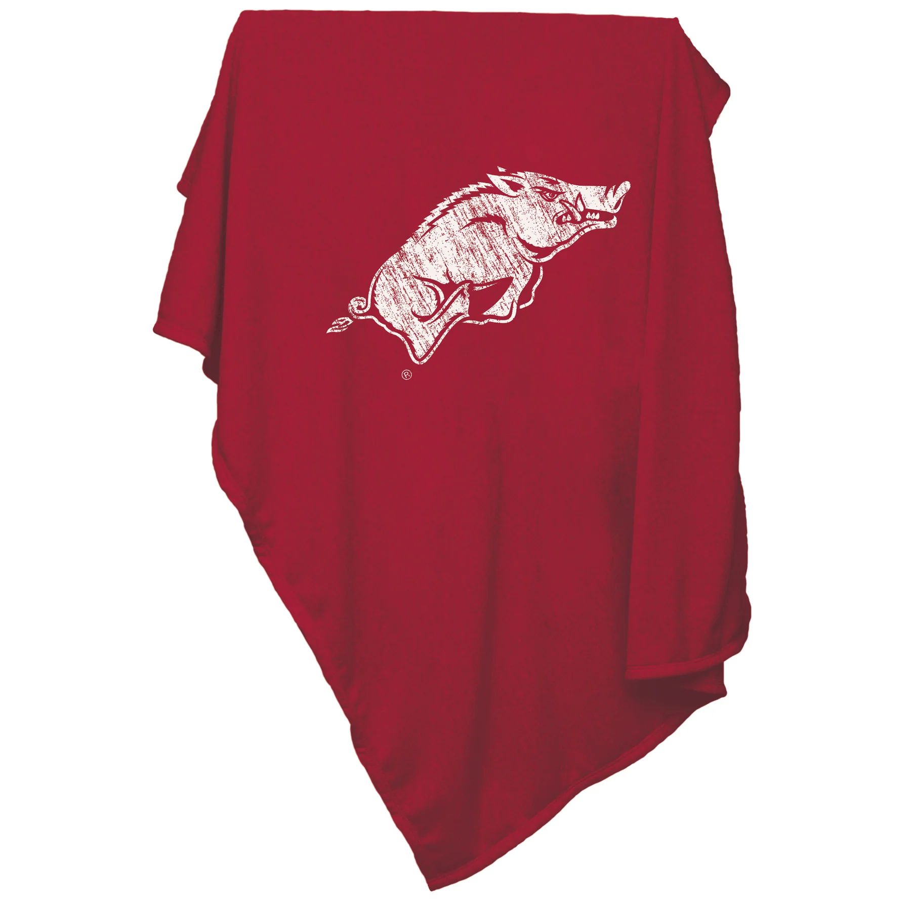 image of: Arkansas Razorbacks Sweatshirt Blanket (Screened)
