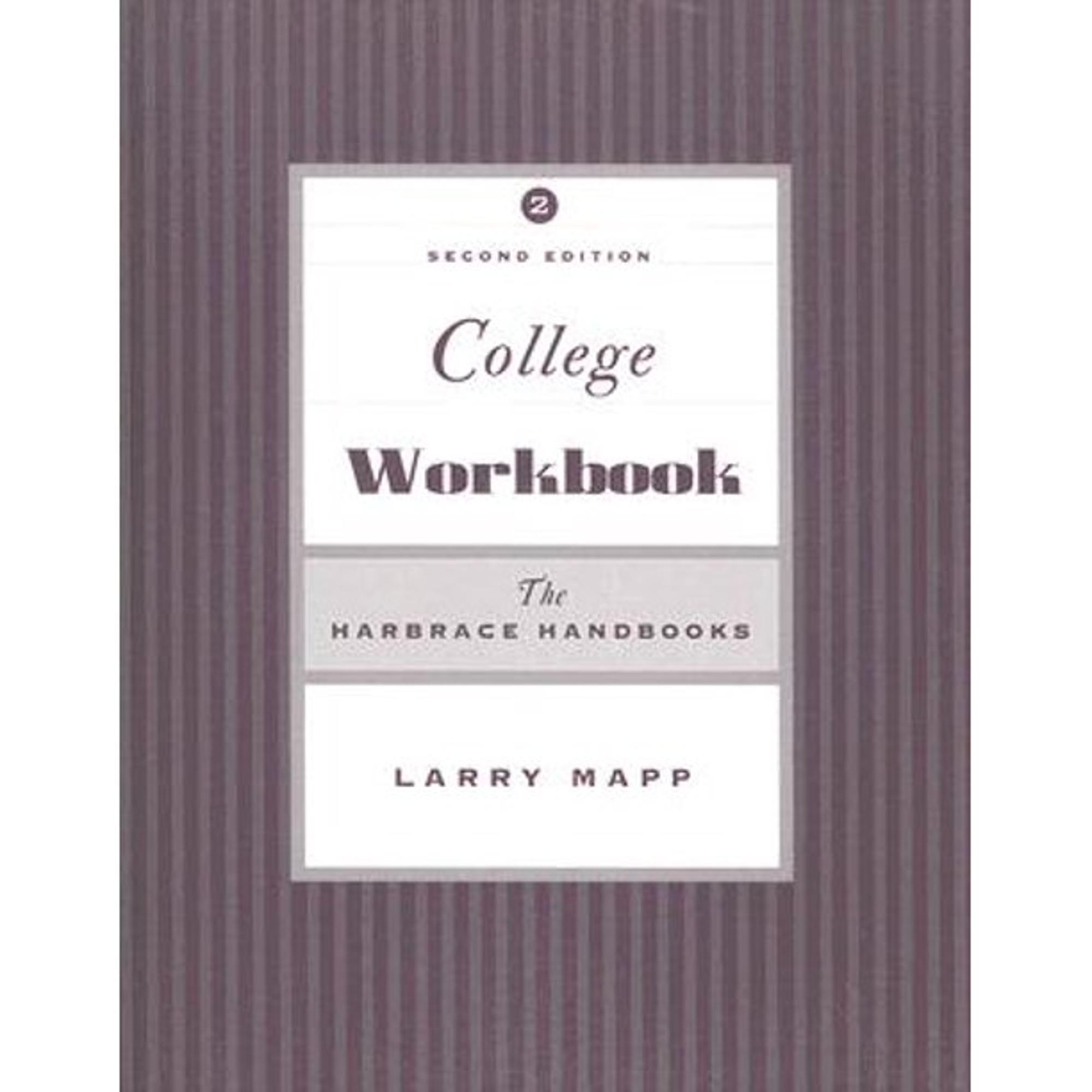 Cover image for -Mapp / The Harbrace Handbooks College Workbook 2nd ed