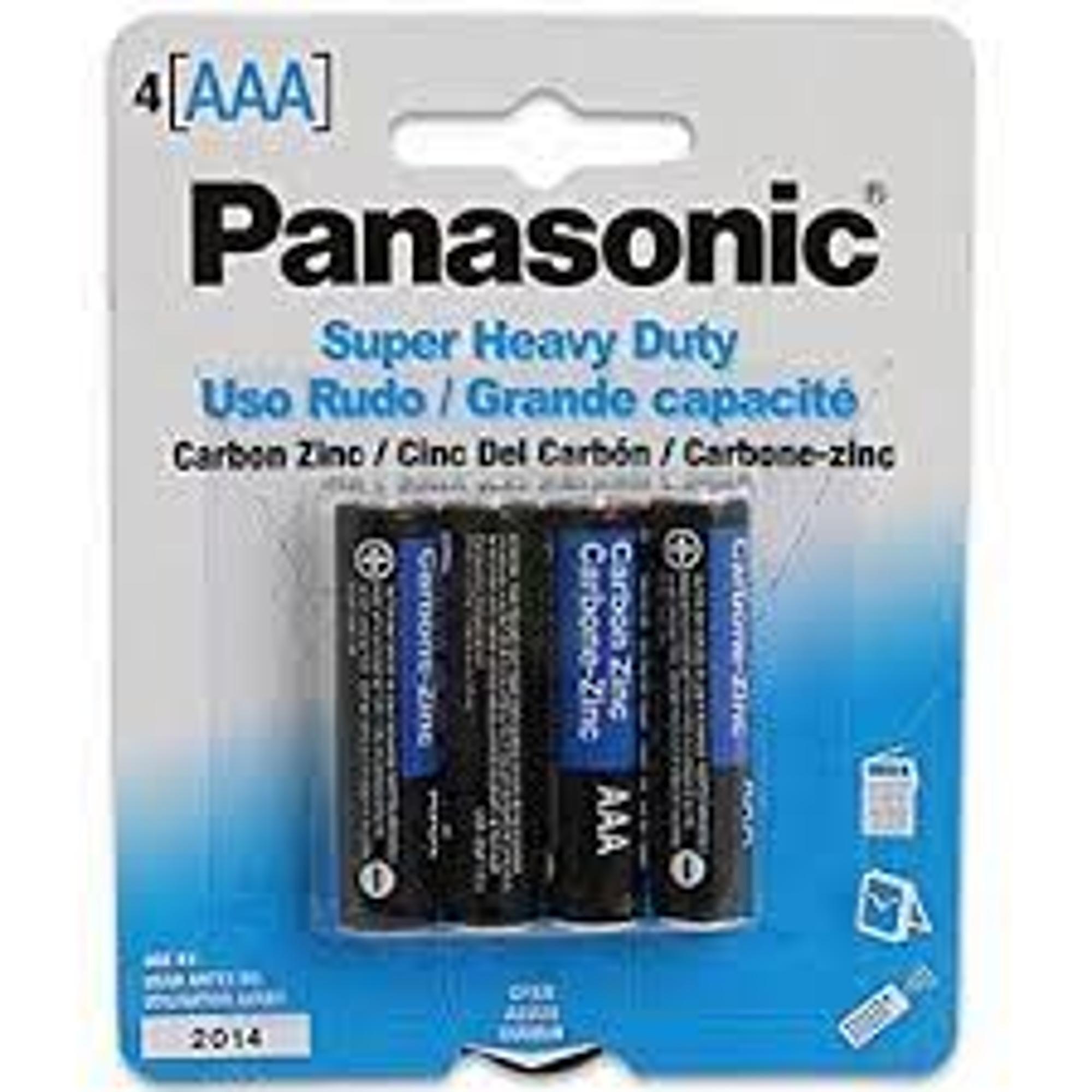 Panasonic AAA Battery 4pk