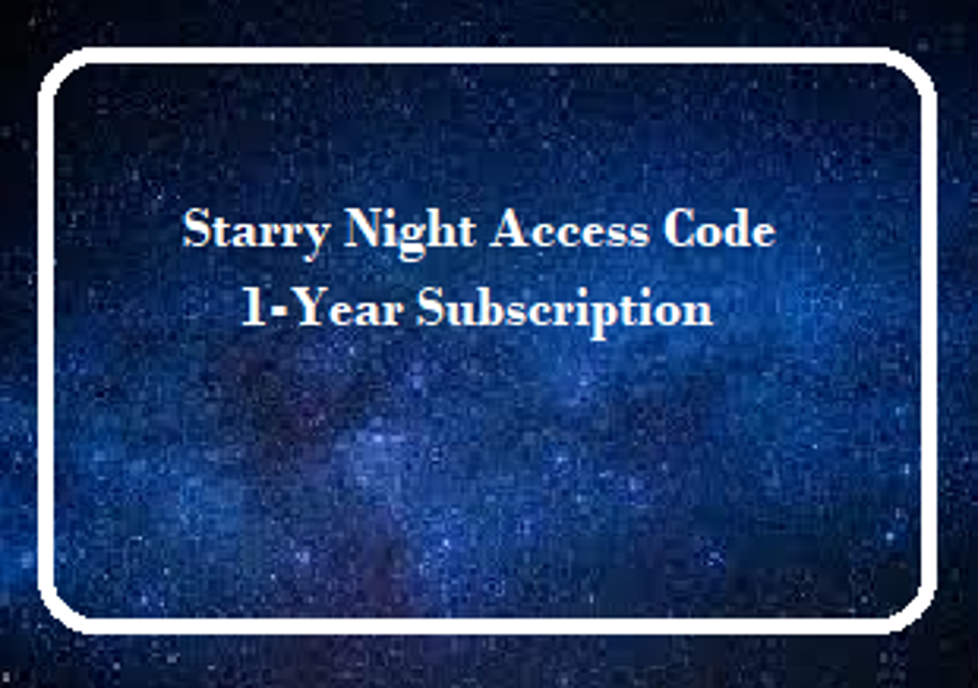 Cover image for Starry Night College eBook w/Access